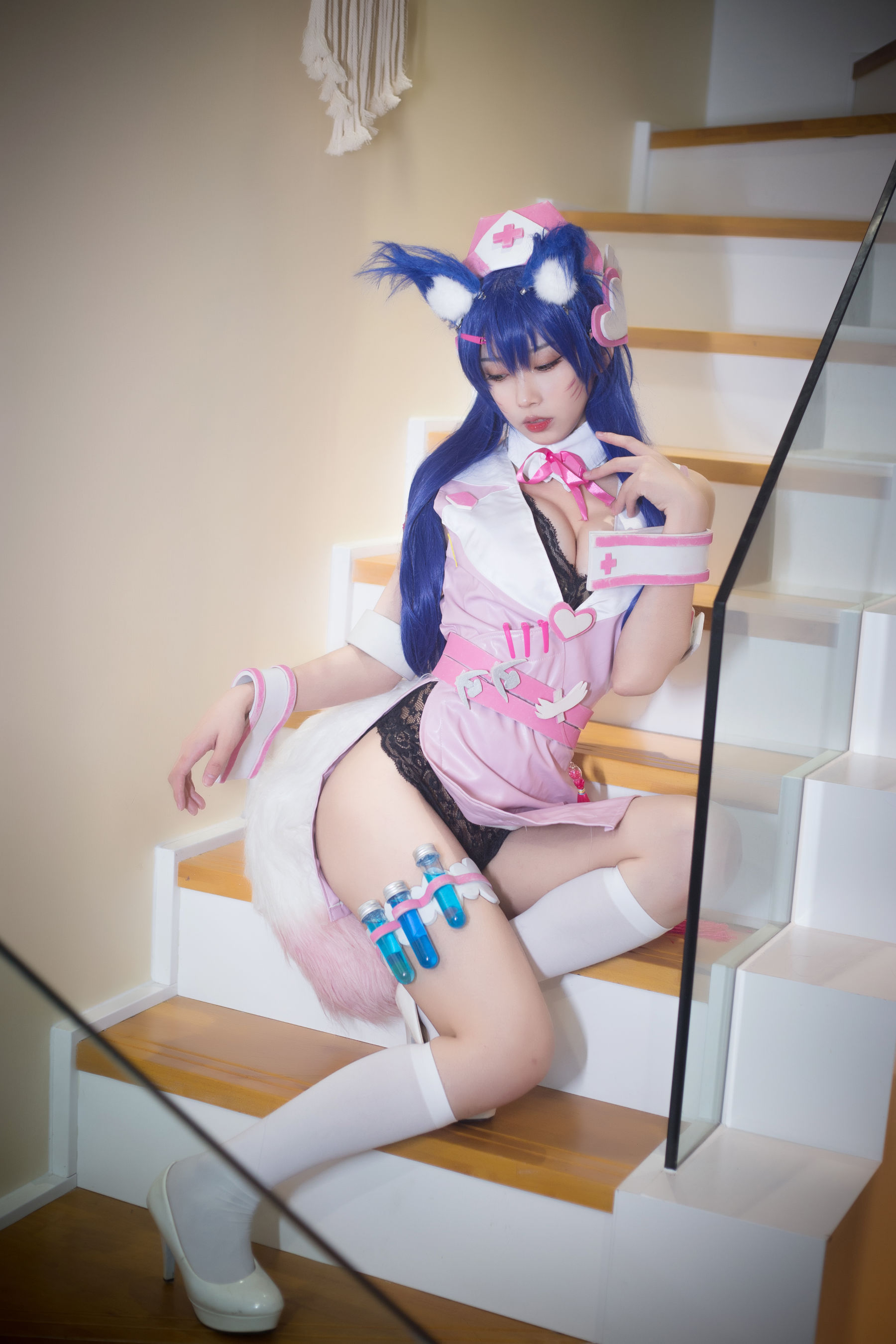 [福利COS] 动漫博主清颜真德秀 - 阿狸护士