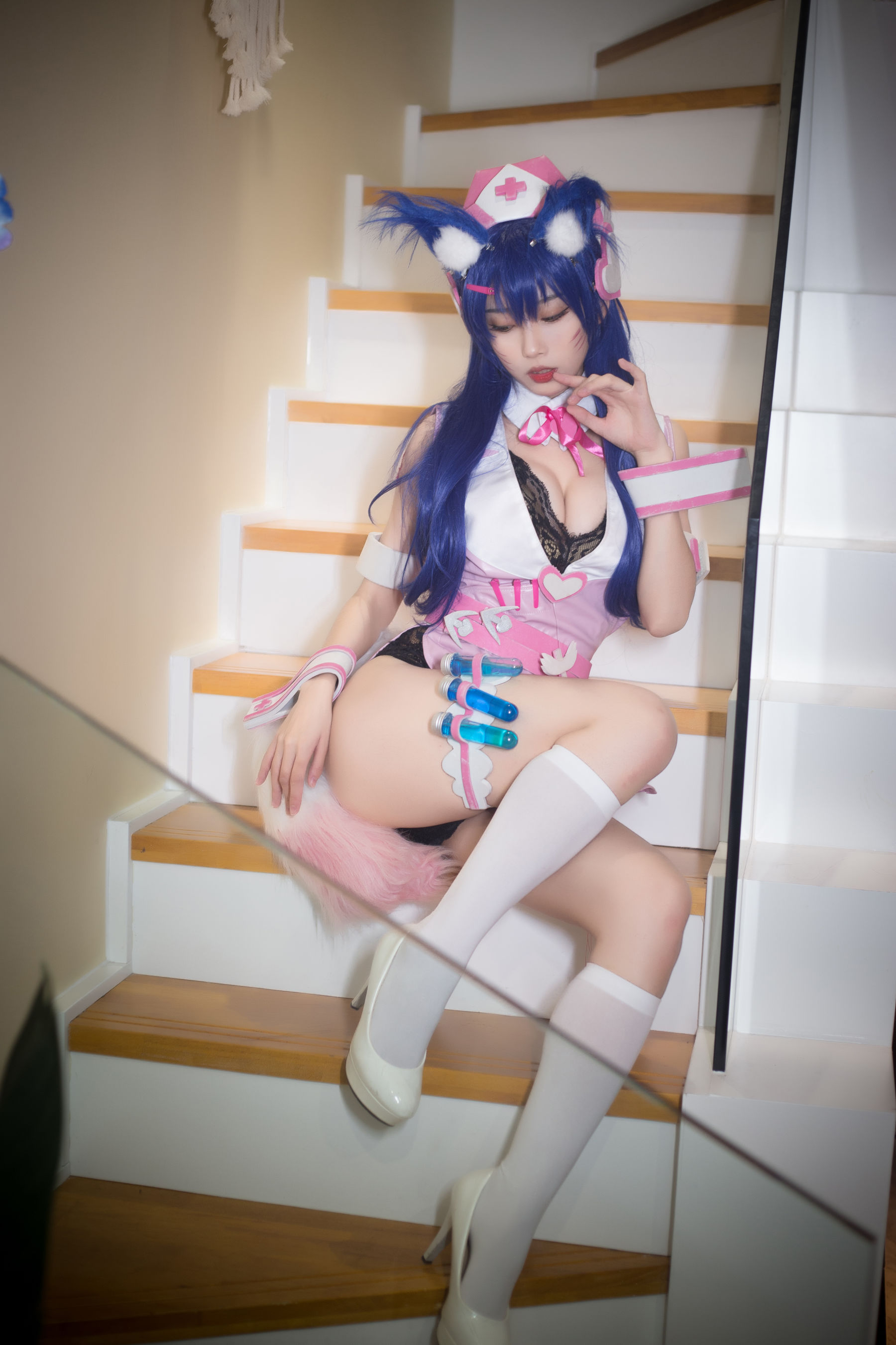 [福利COS] 动漫博主清颜真德秀 - 阿狸护士