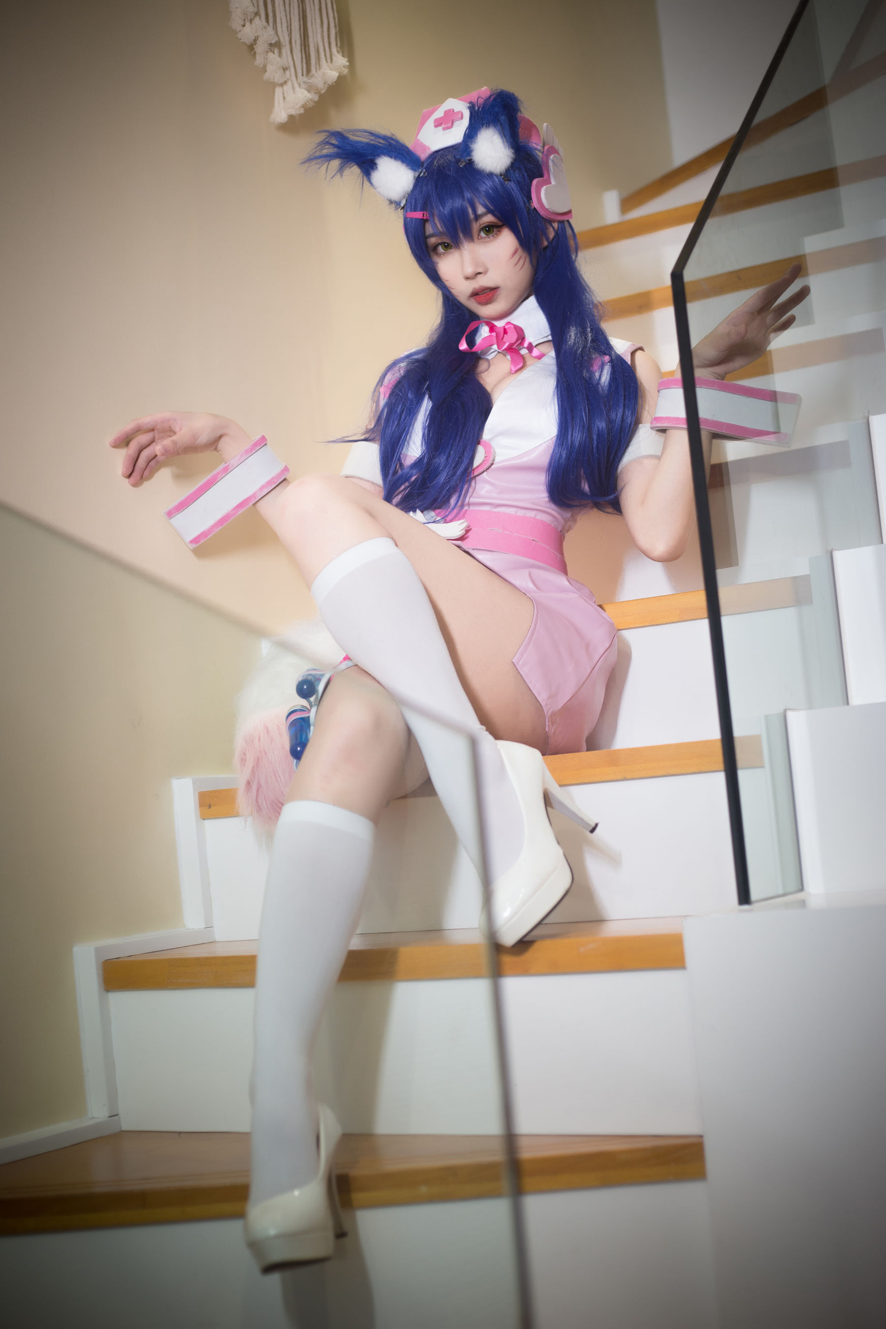 [福利COS] 动漫博主清颜真德秀 - 阿狸护士