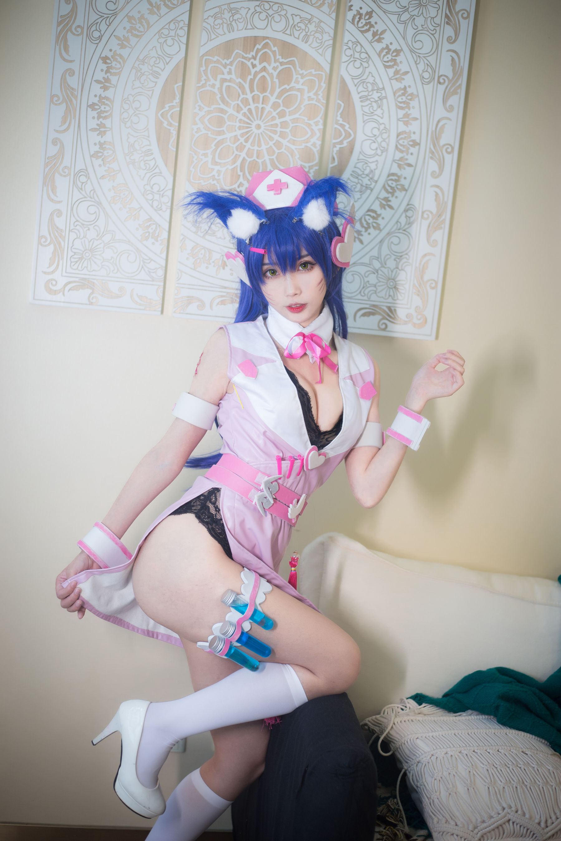 [福利COS] 动漫博主清颜真德秀 - 阿狸护士