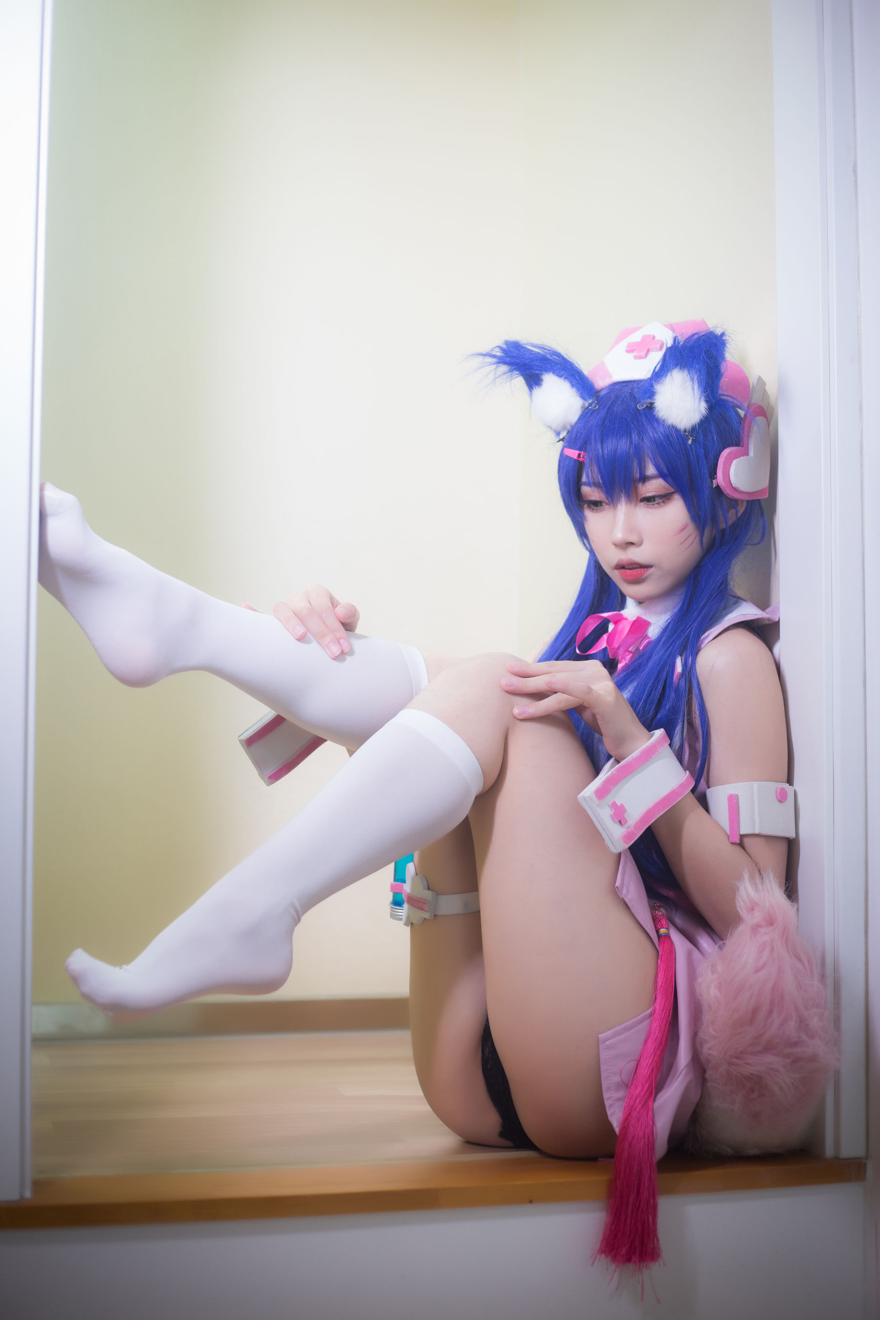 [福利COS] 动漫博主清颜真德秀 - 阿狸护士