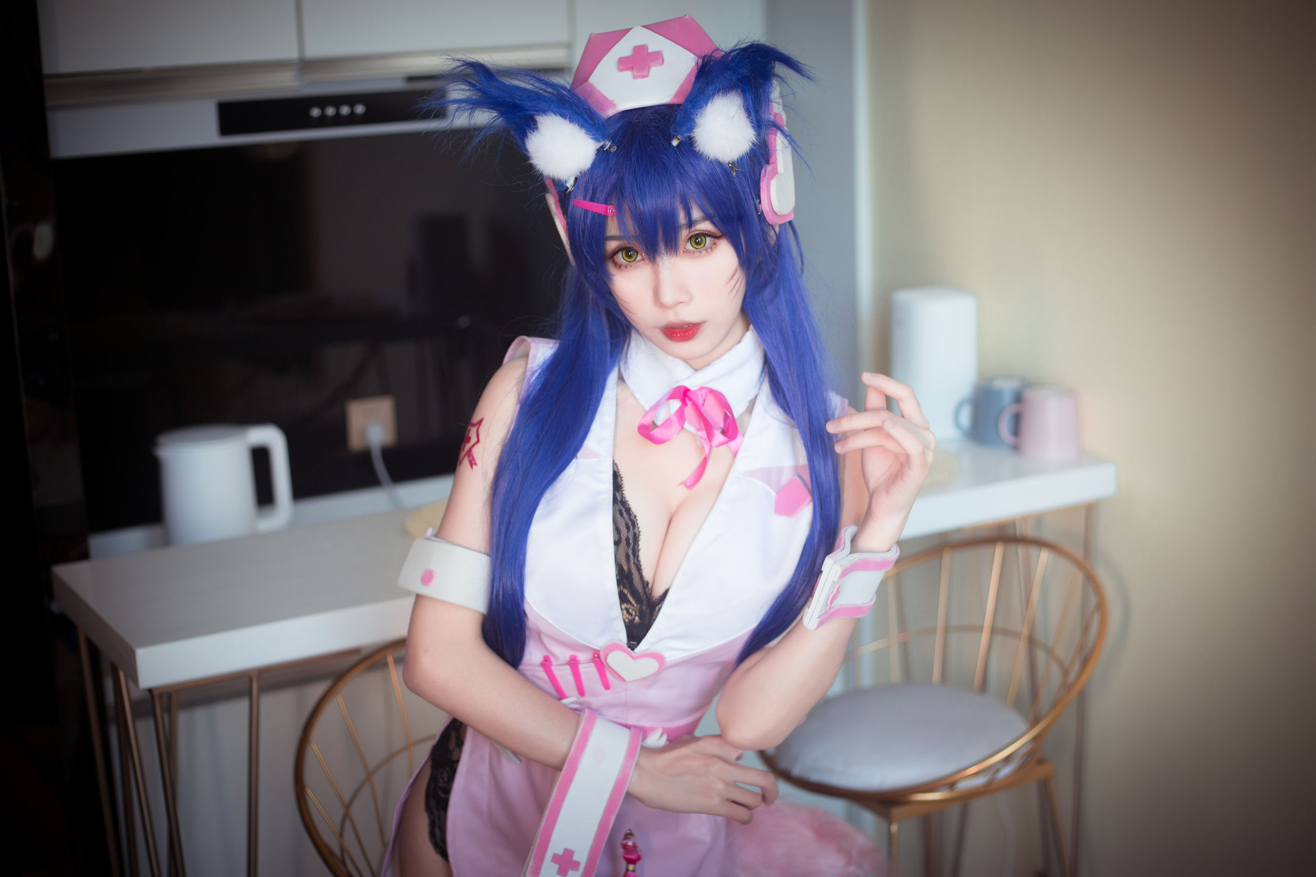 [福利COS] 动漫博主清颜真德秀 - 阿狸护士