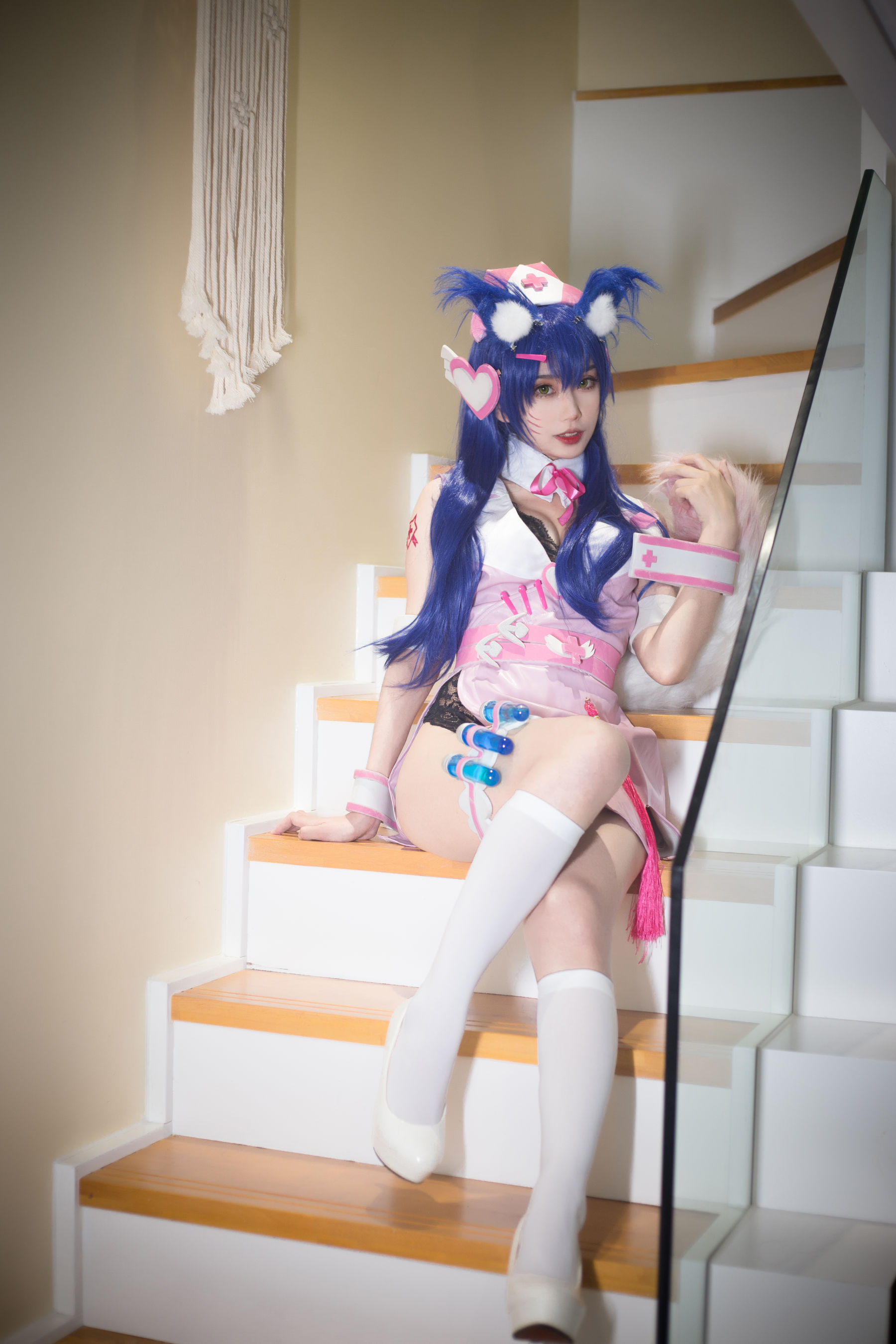 [福利COS] 动漫博主清颜真德秀 - 阿狸护士