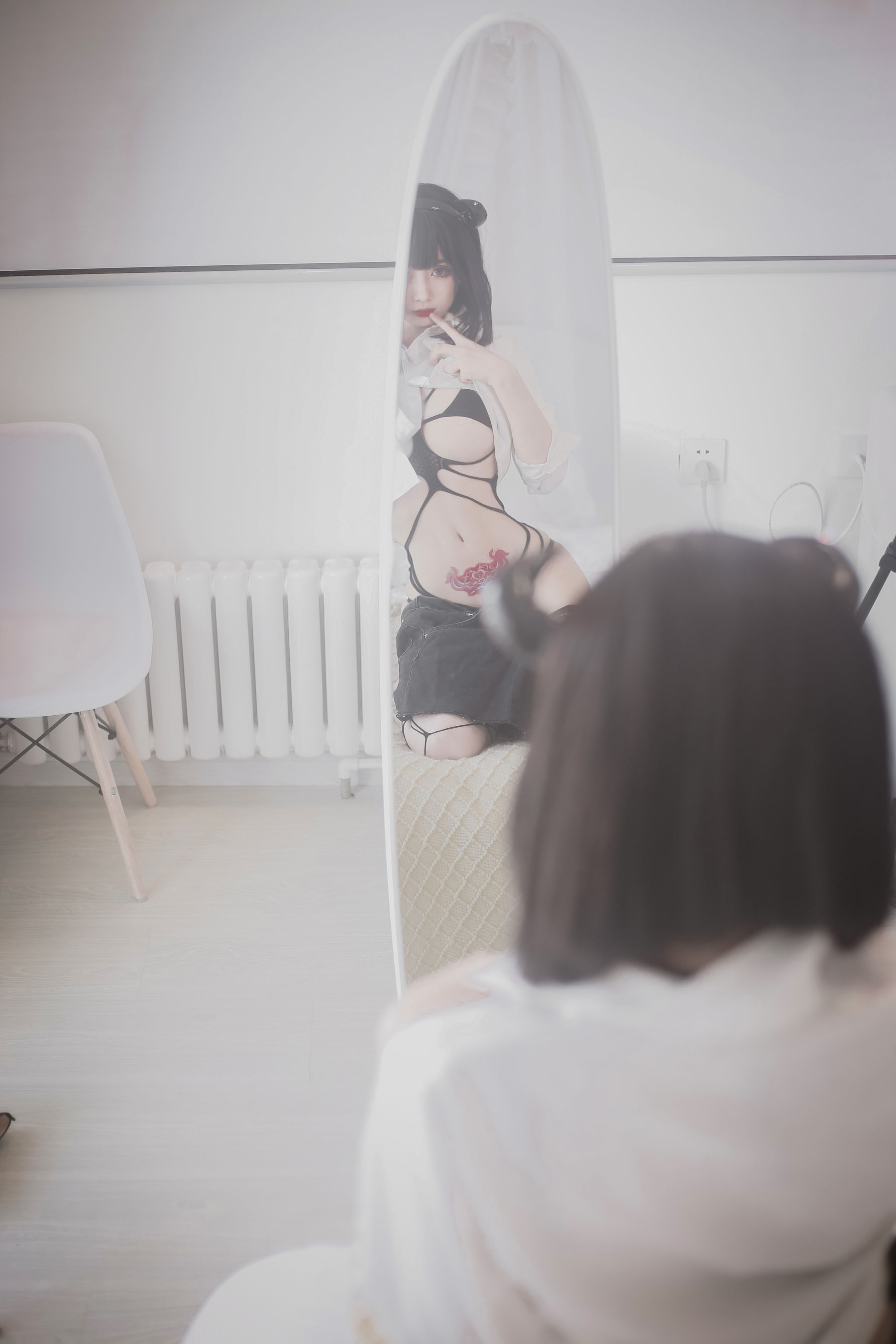 [福利COS] 动漫博主清颜真德秀 - 黑色
