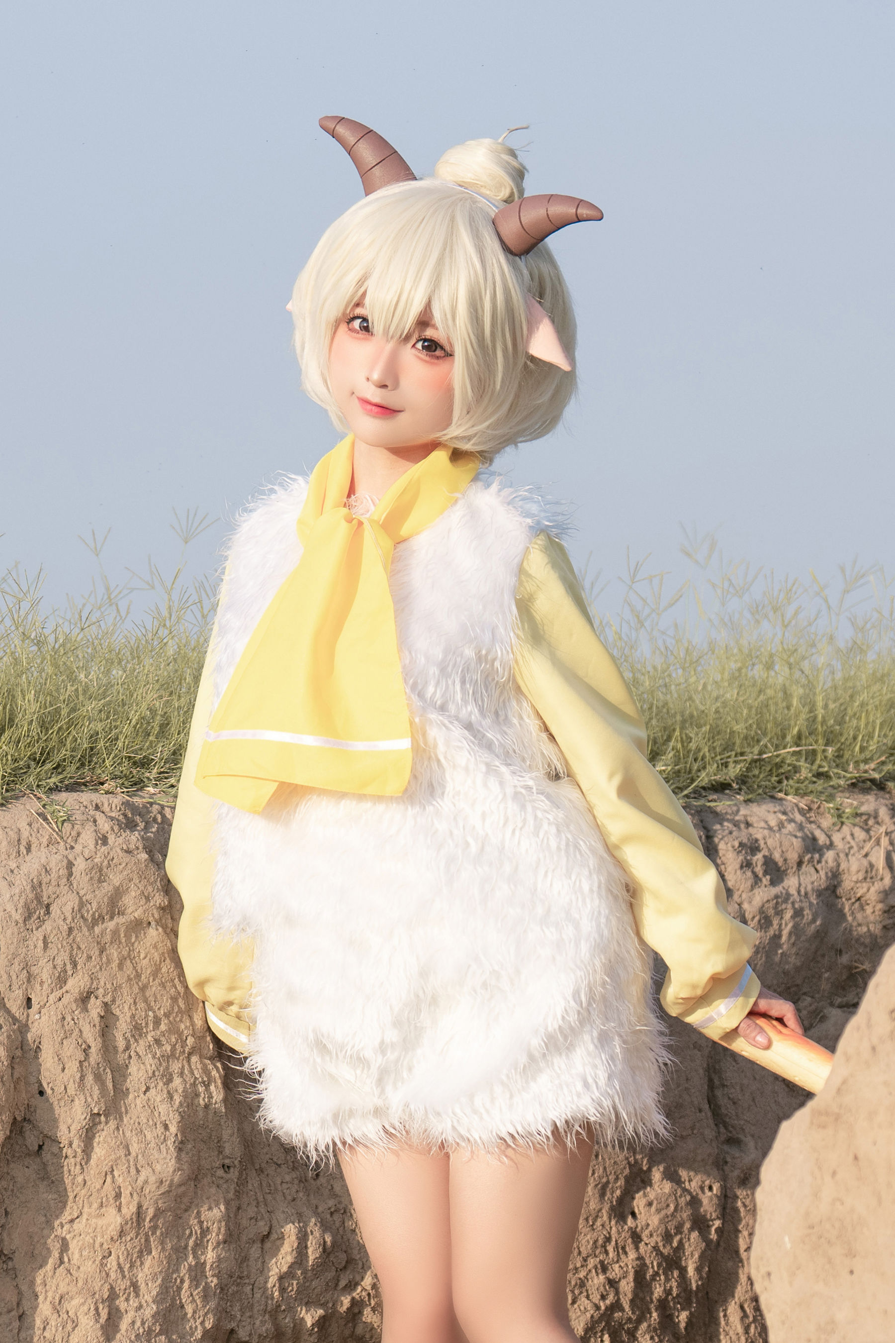 [福利COS] 动漫博主蠢沫沫 - 懒羊羊