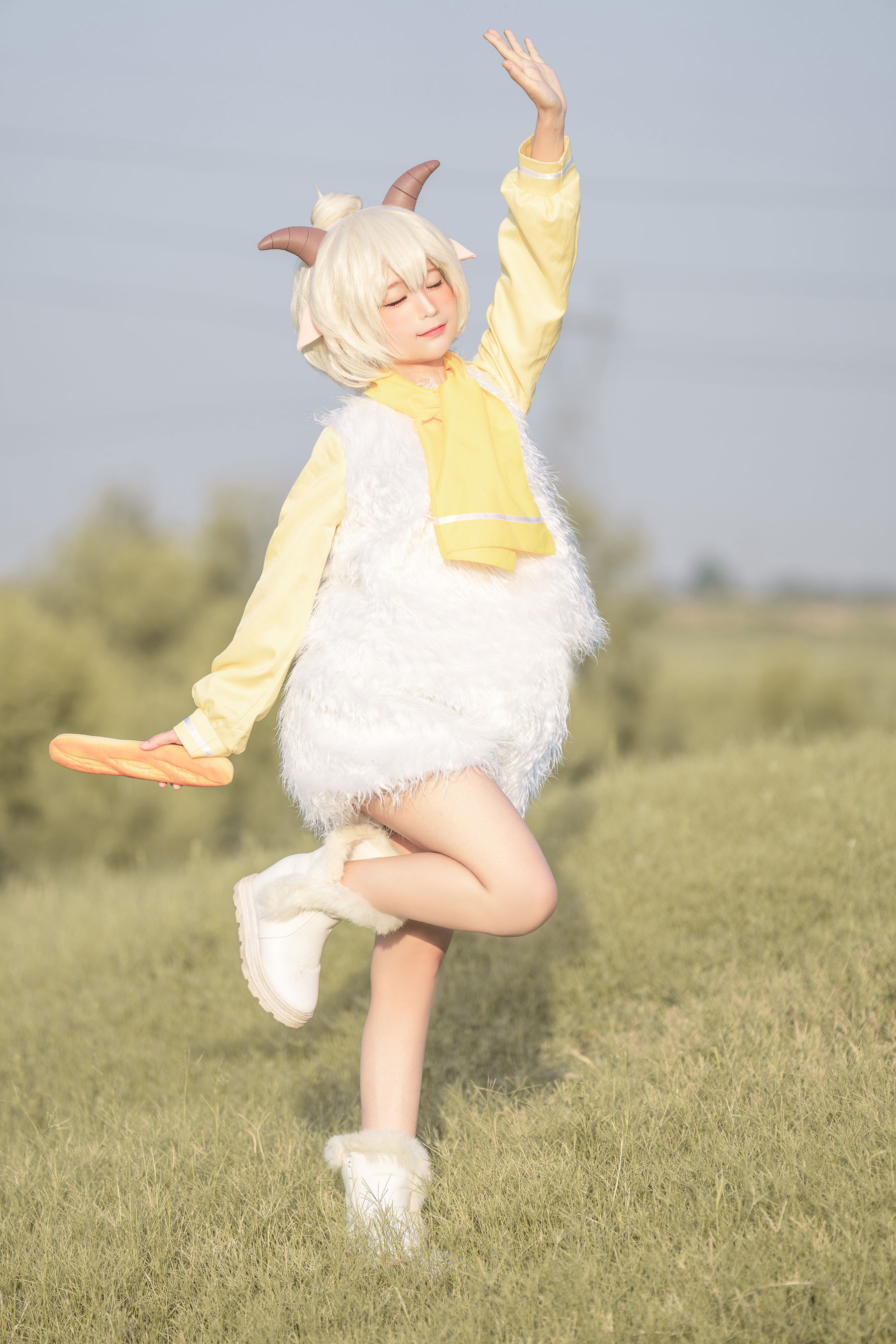 [福利COS] 动漫博主蠢沫沫 - 懒羊羊