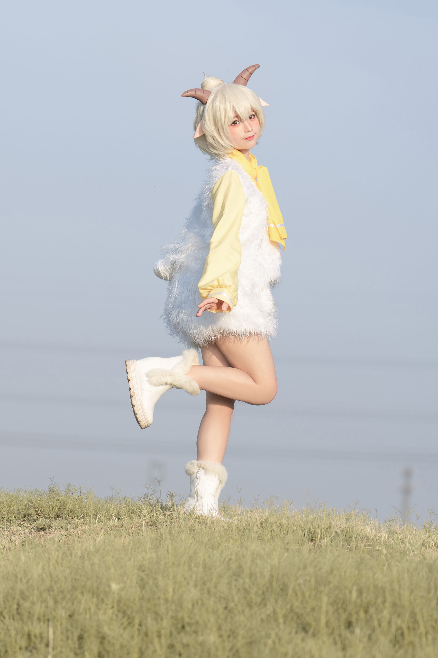 [福利COS] 动漫博主蠢沫沫 - 懒羊羊