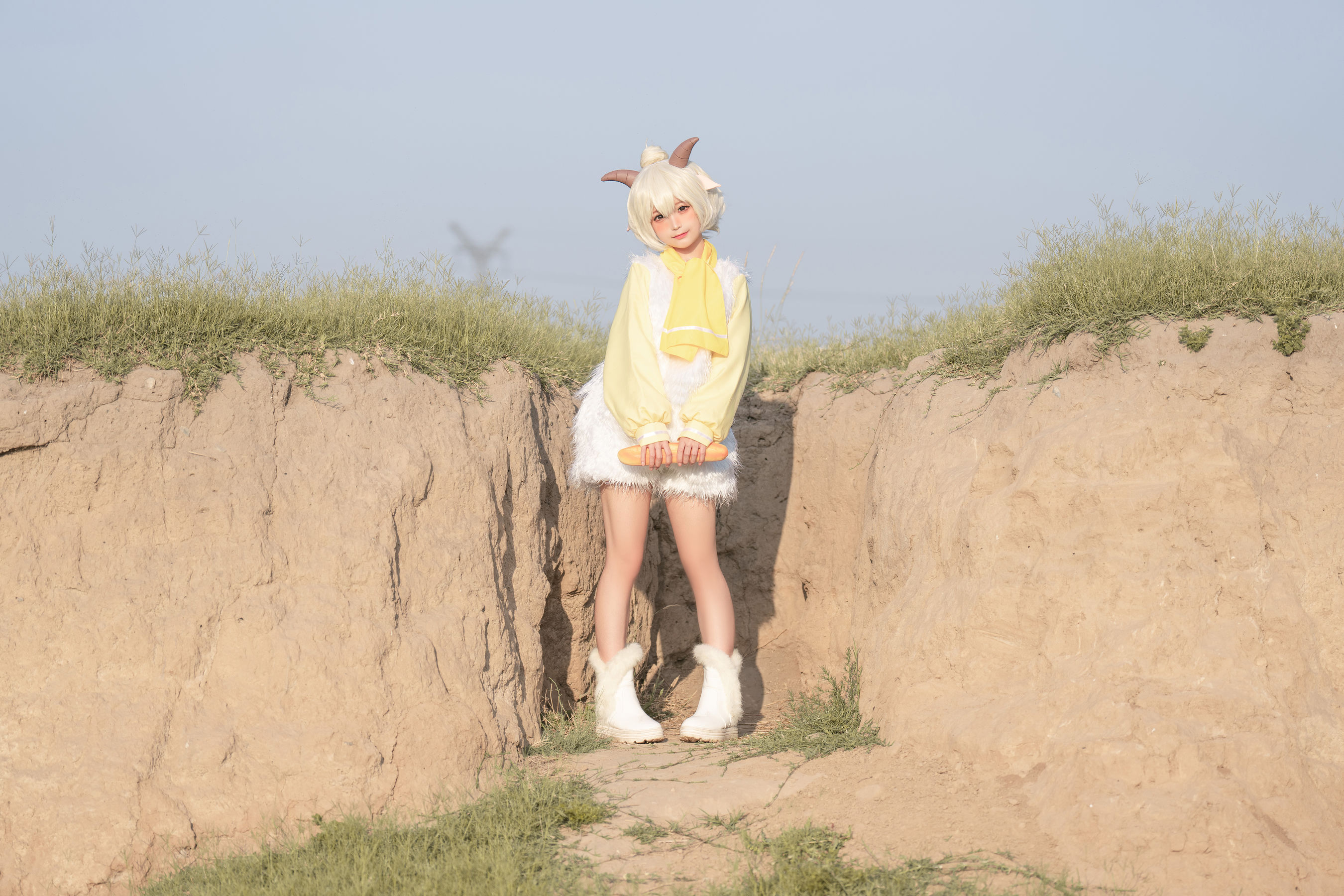 [福利COS] 动漫博主蠢沫沫 - 懒羊羊