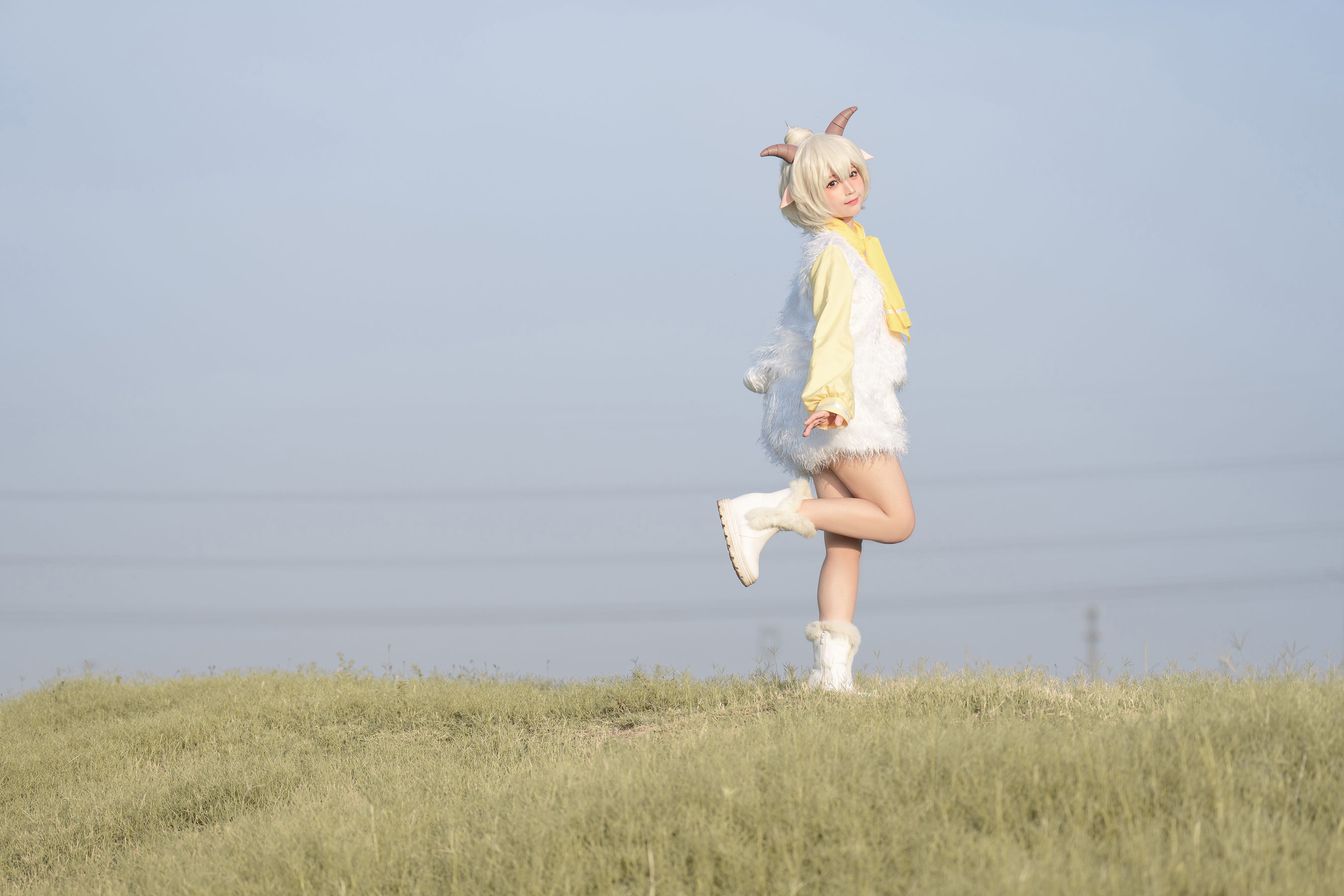 [福利COS] 动漫博主蠢沫沫 - 懒羊羊