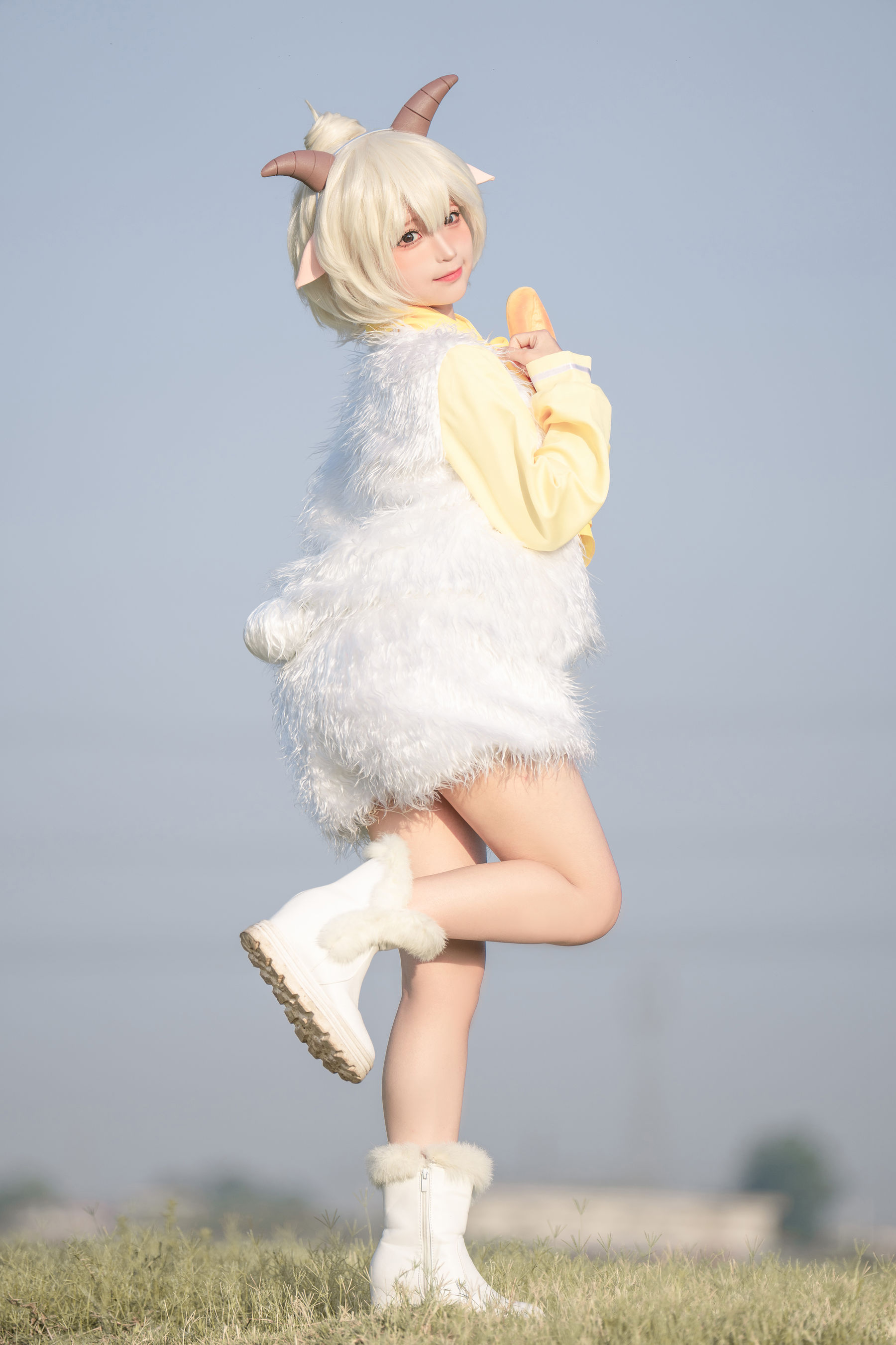 [福利COS] 动漫博主蠢沫沫 - 懒羊羊