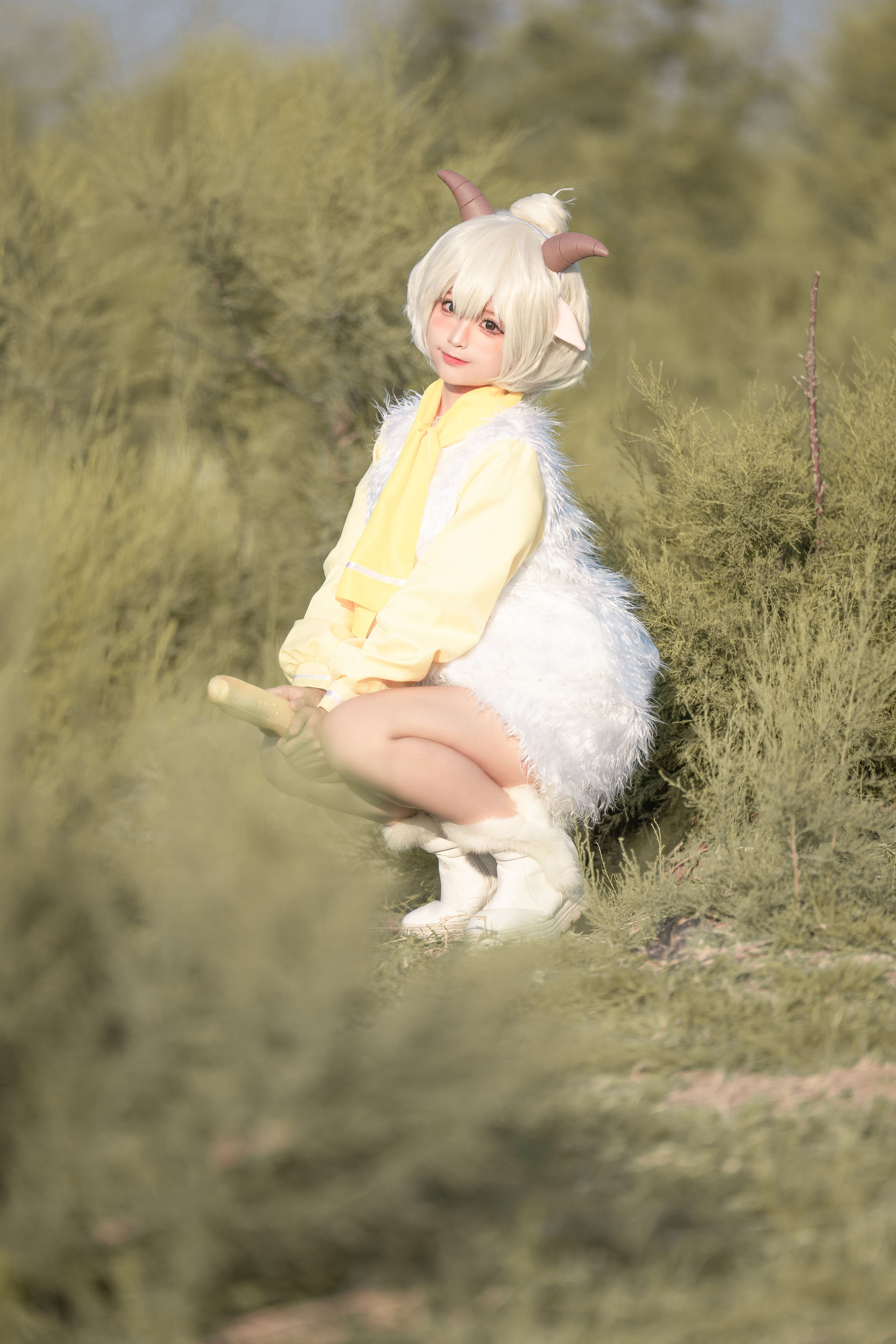 [福利COS] 动漫博主蠢沫沫 - 懒羊羊