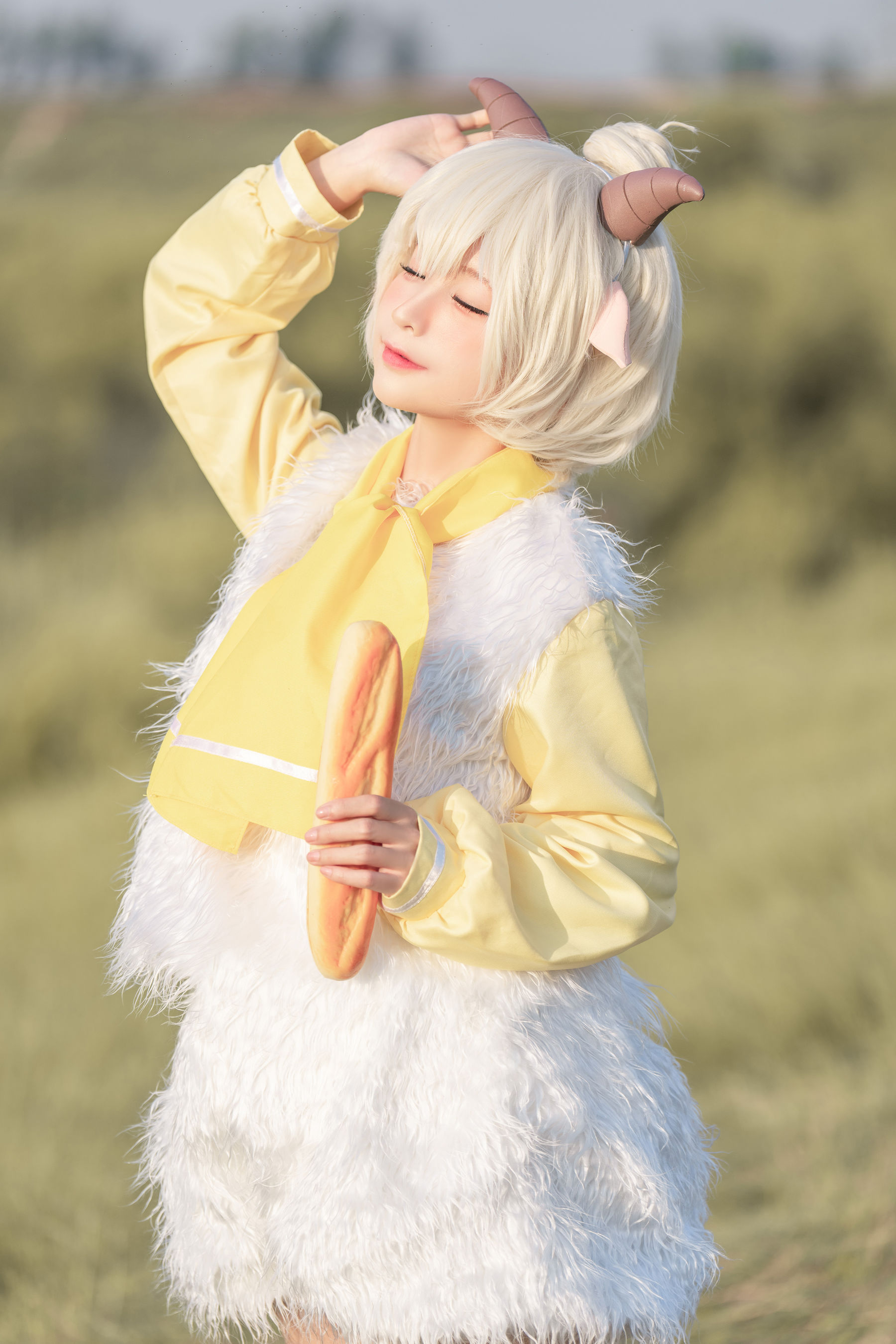[福利COS] 动漫博主蠢沫沫 - 懒羊羊