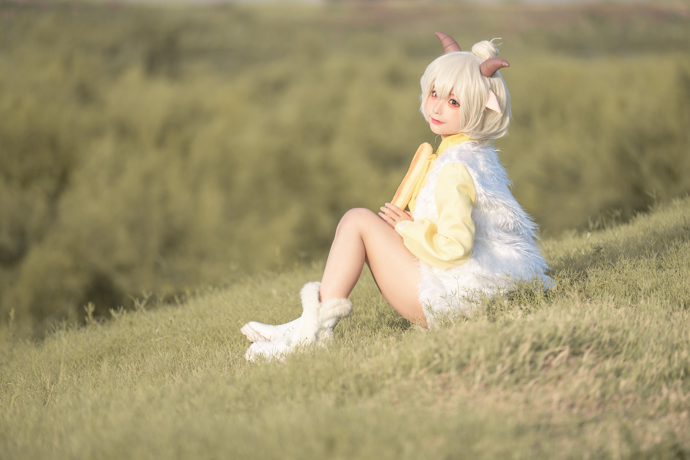 [福利COS] 动漫博主蠢沫沫 - 懒羊羊