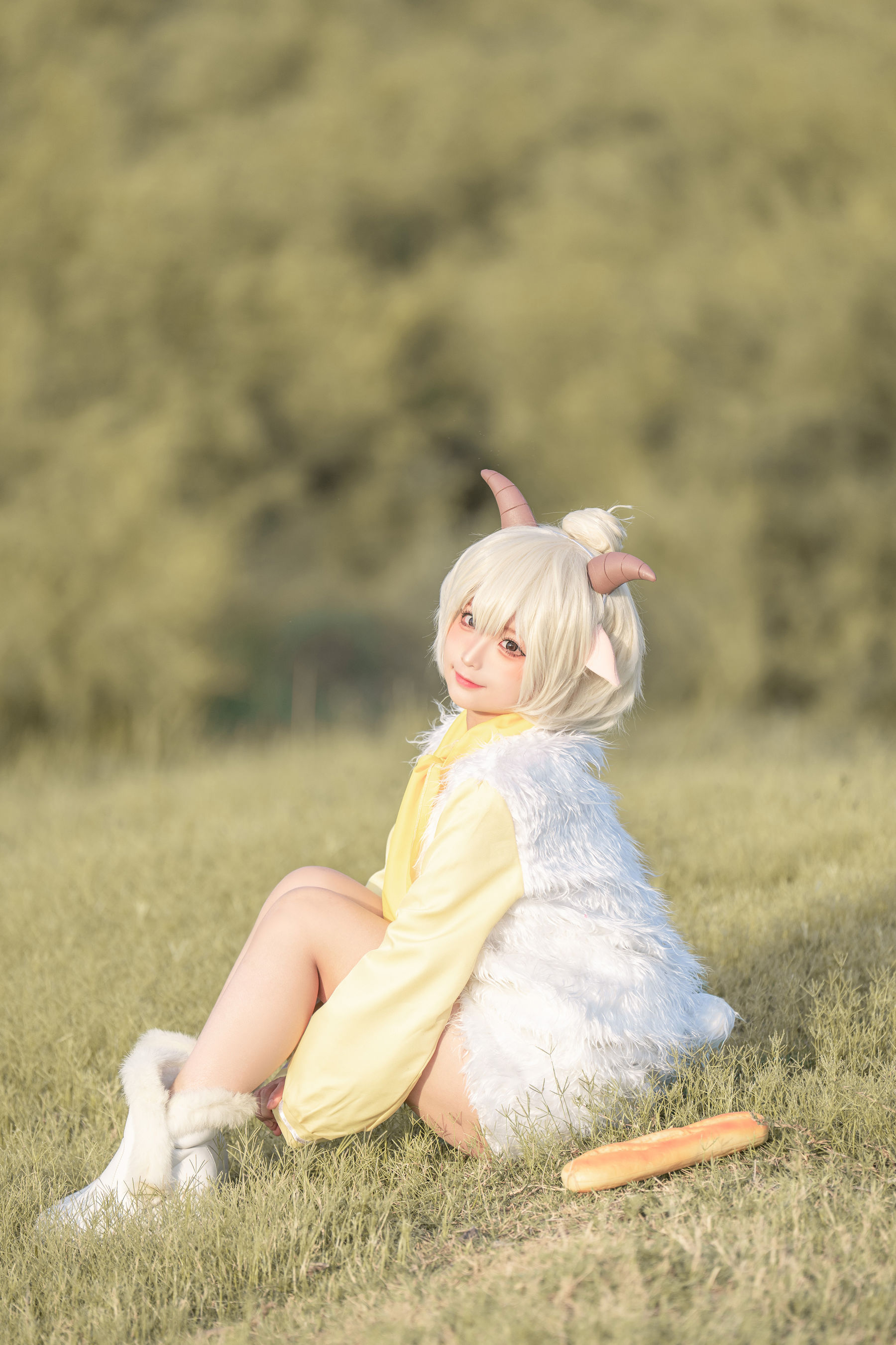 [福利COS] 动漫博主蠢沫沫 - 懒羊羊