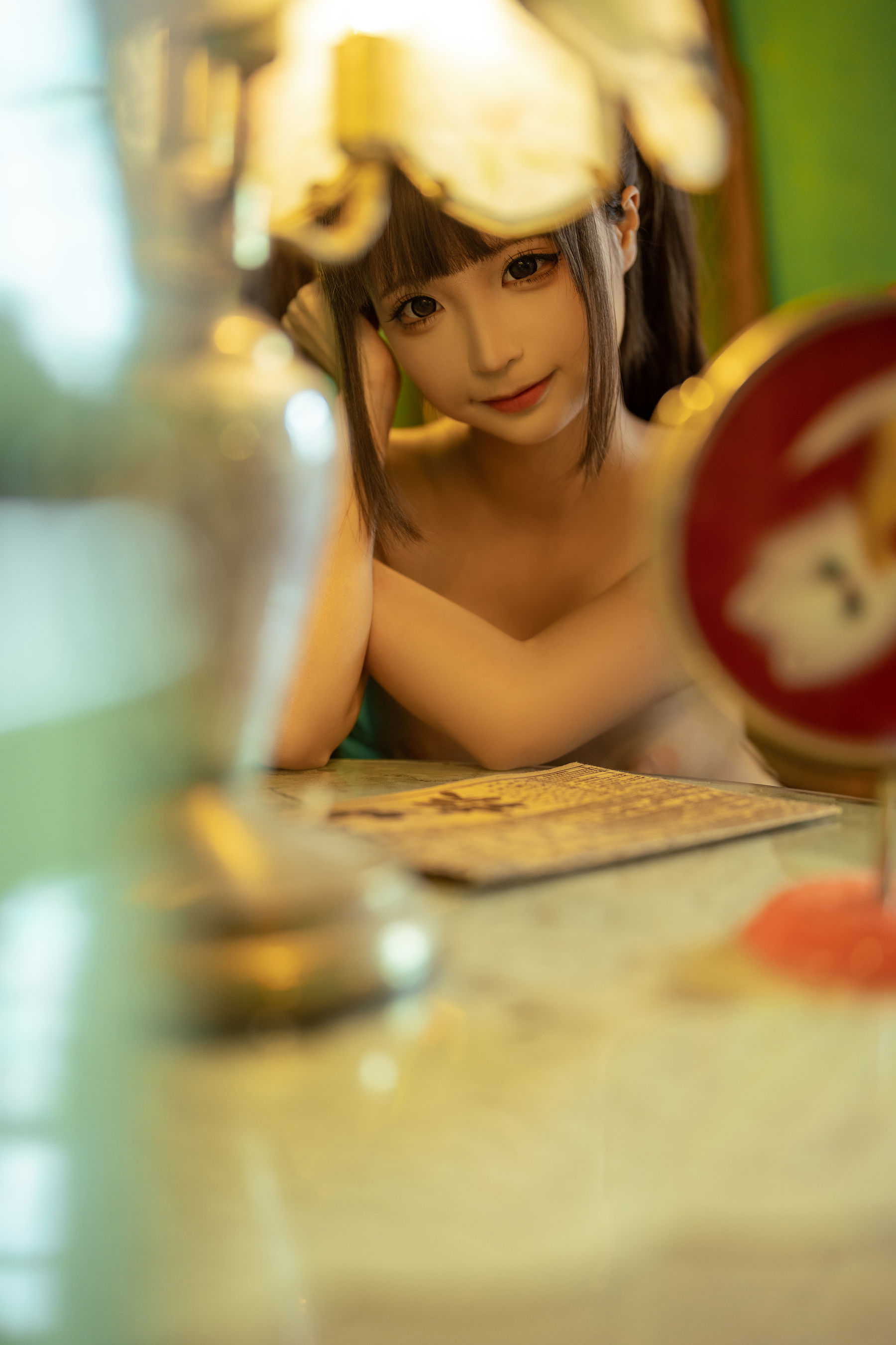 [福利COS] 动漫博主蠢沫沫 - 红格子