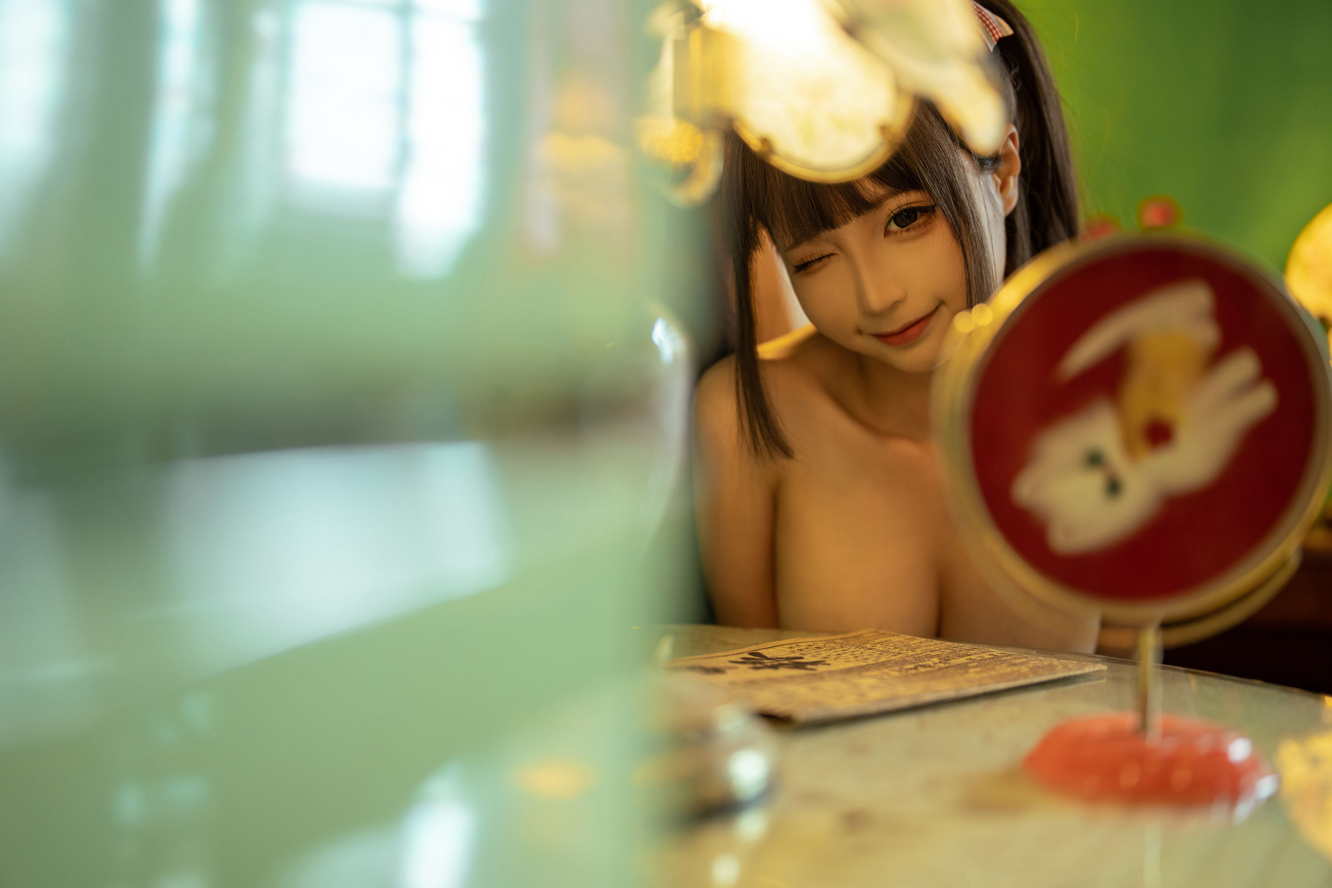 [福利COS] 动漫博主蠢沫沫 - 红格子