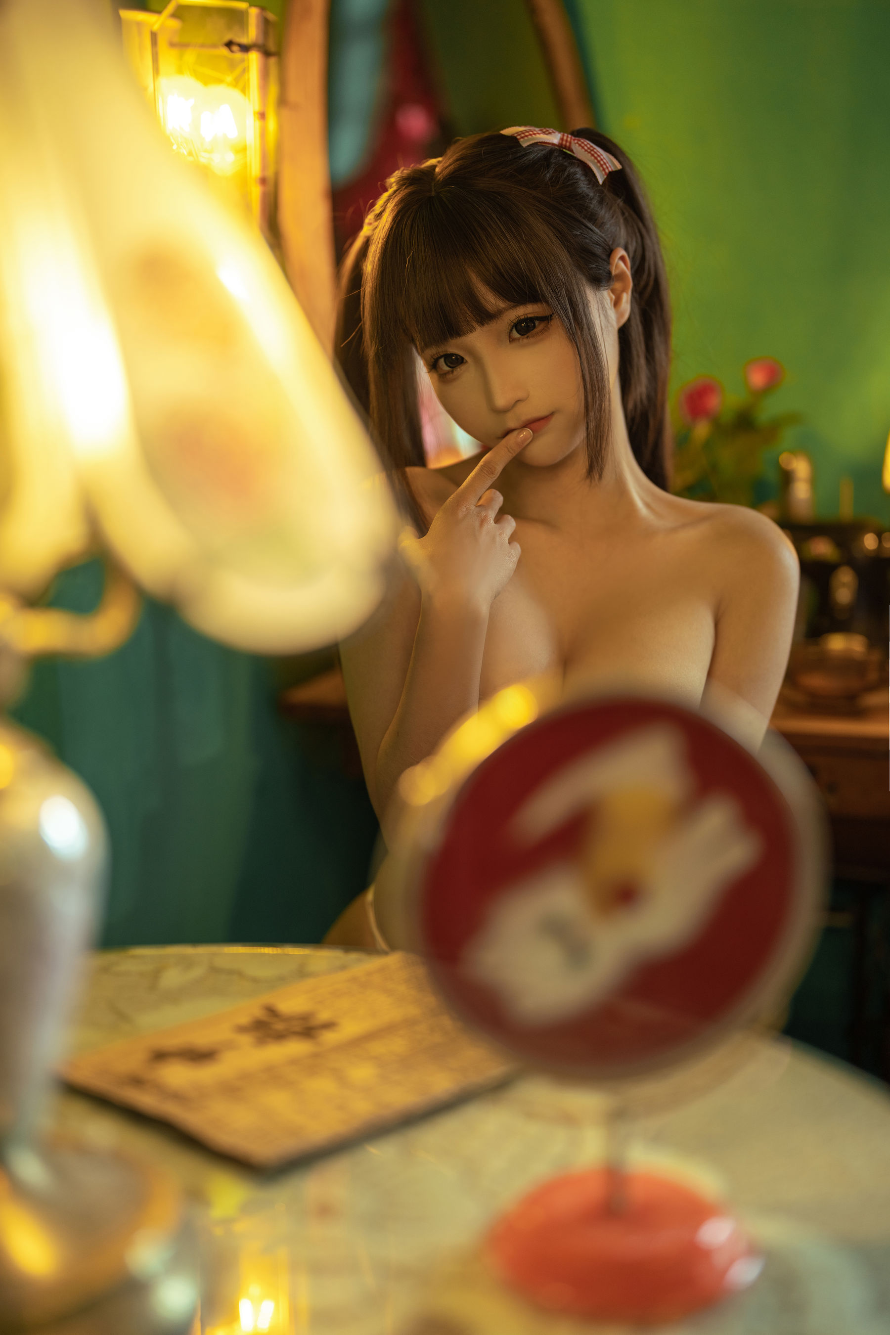 [福利COS] 动漫博主蠢沫沫 - 红格子