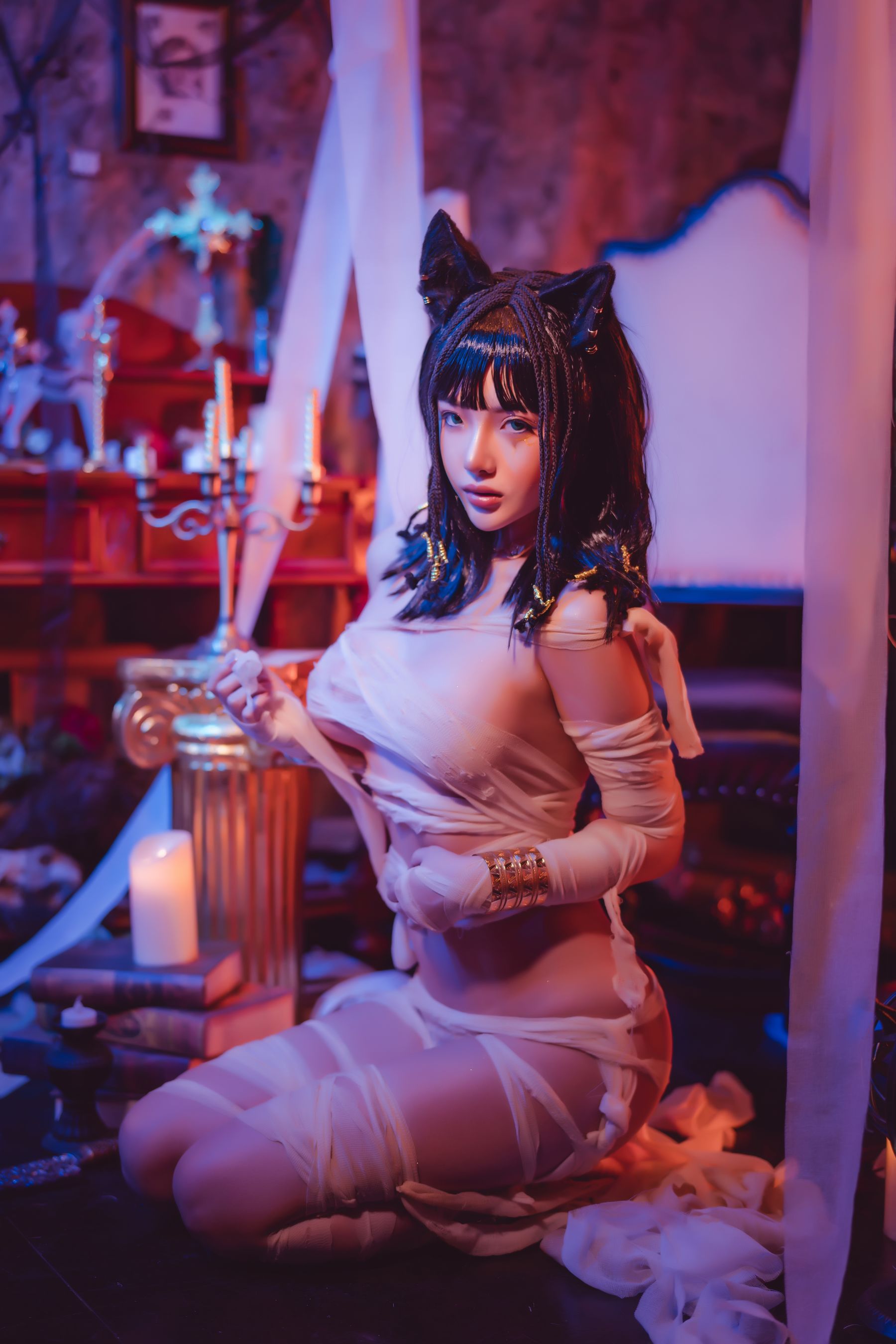 [福利COS] 动漫博主雯妹 - 木乃伊