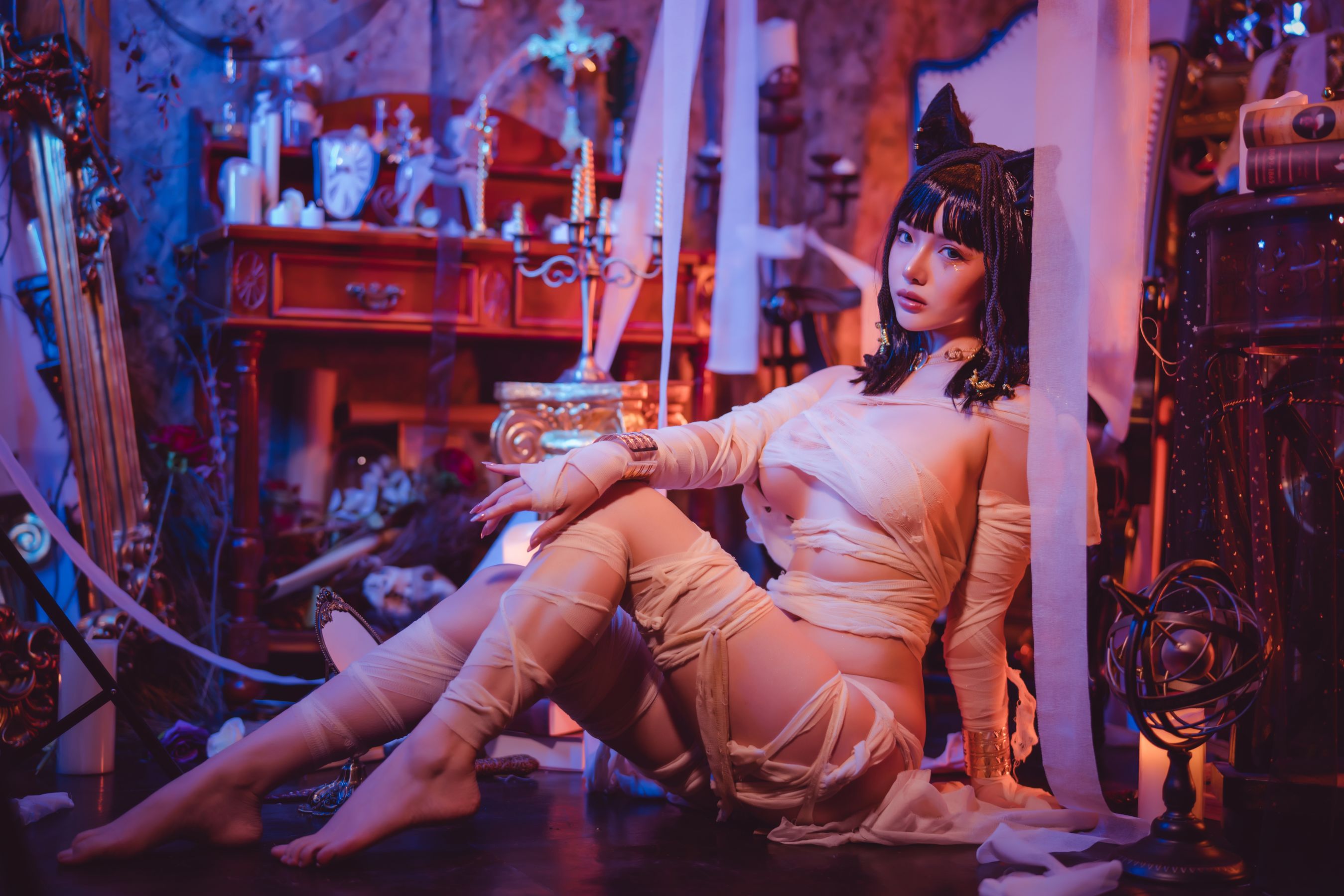 [福利COS] 动漫博主雯妹 - 木乃伊