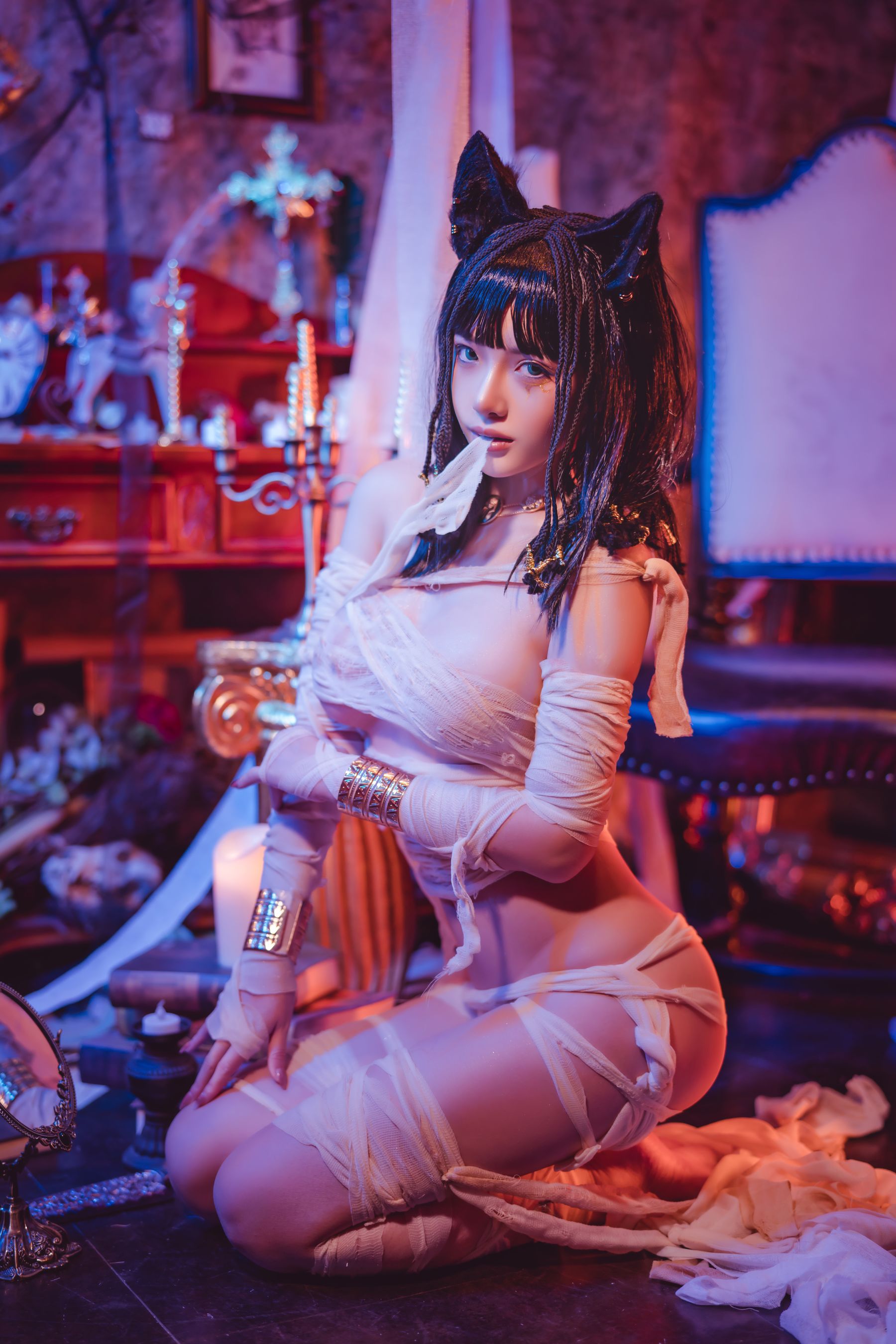 [福利COS] 动漫博主雯妹 - 木乃伊