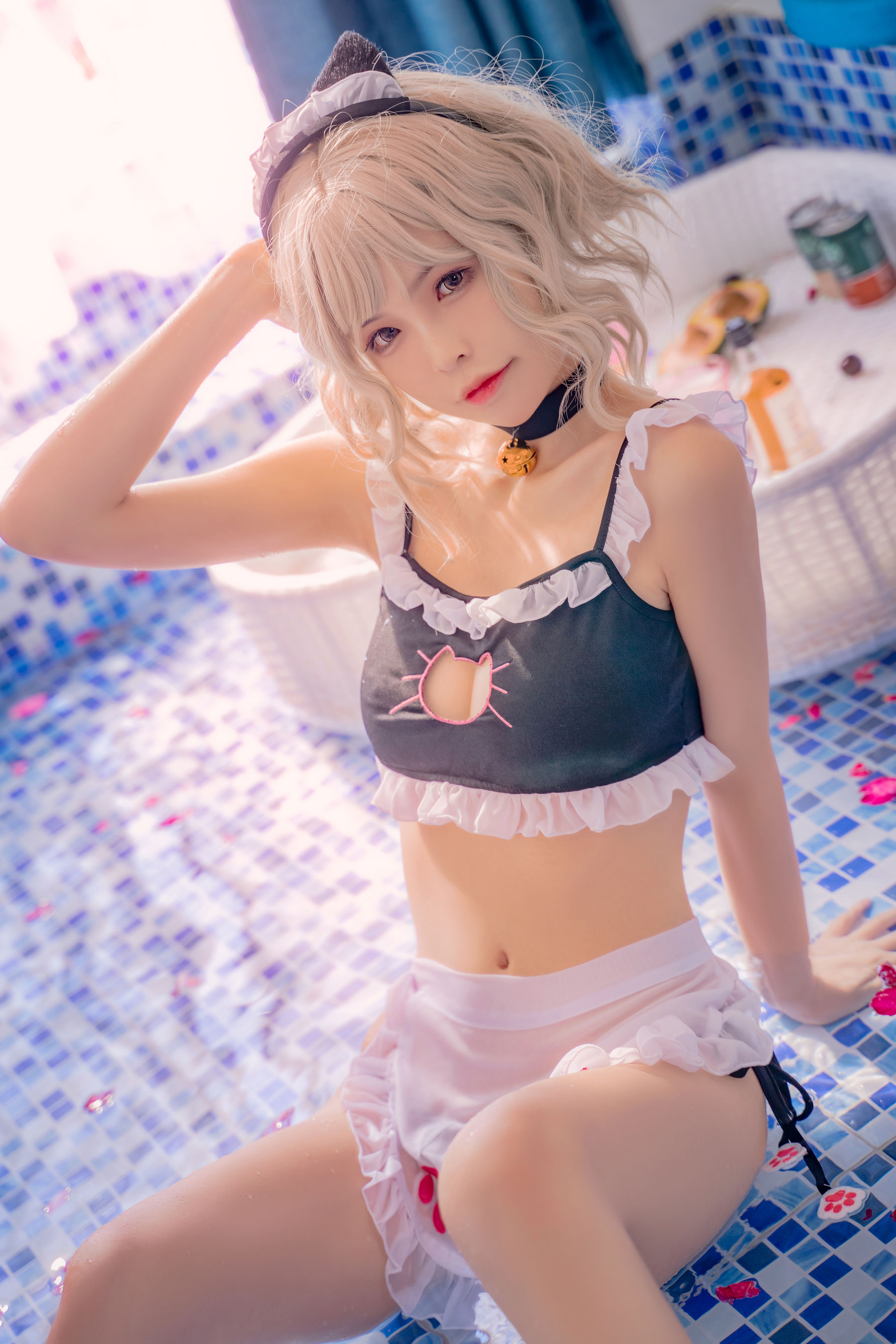 [福利COS] 可可老师 - 夏日双子