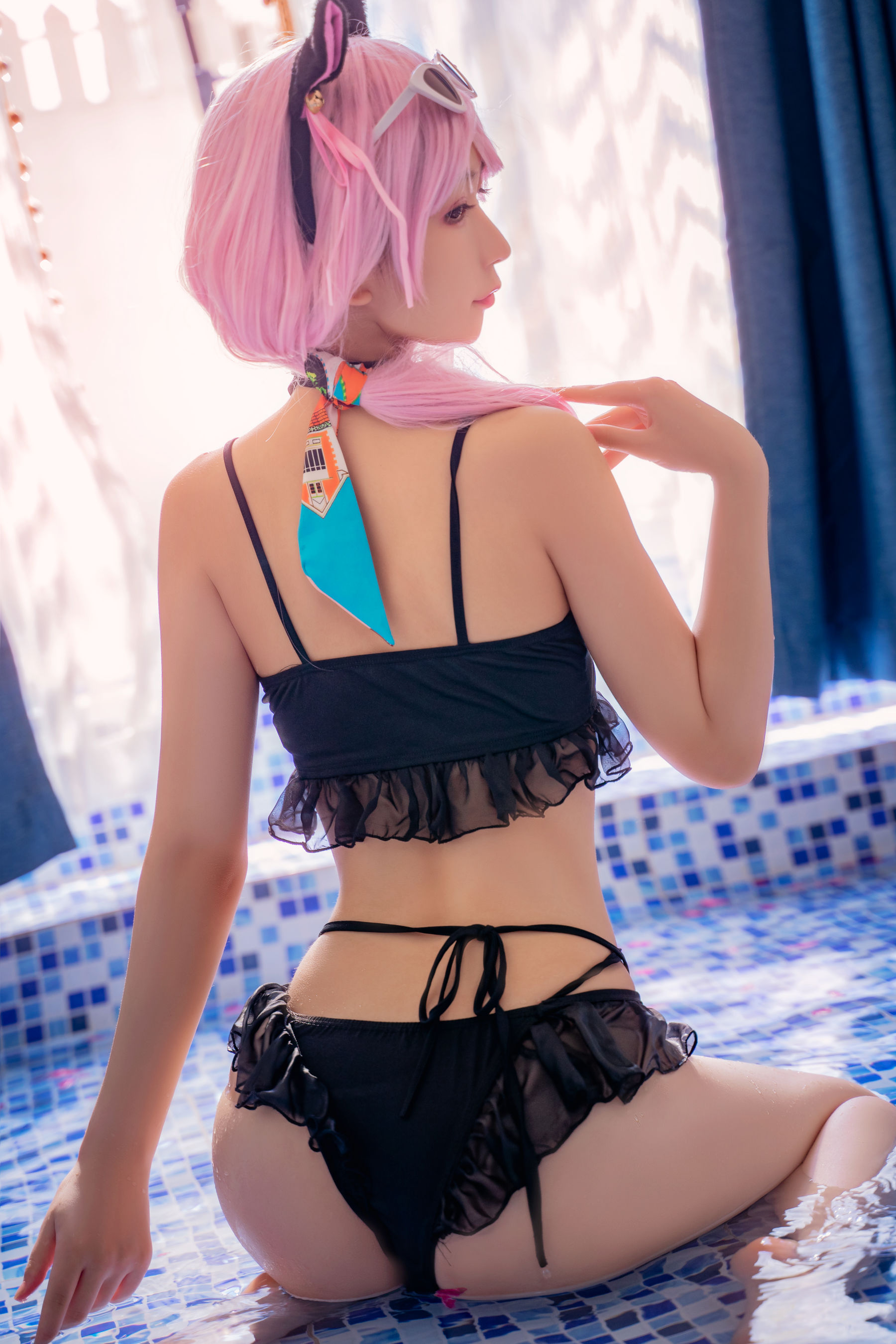 [福利COS] 可可老师 - 夏日双子
