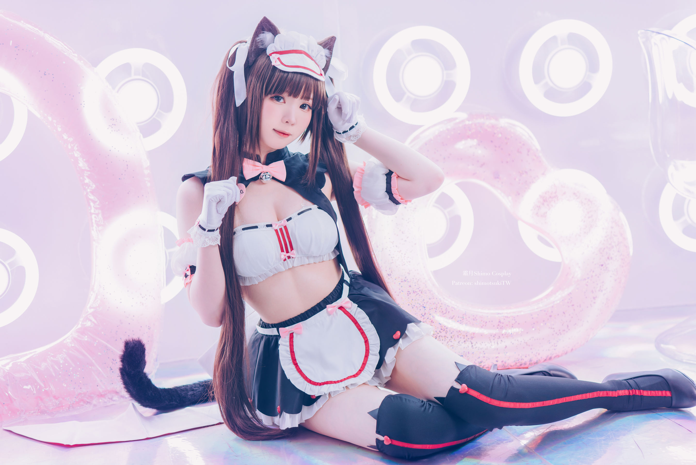 [福利COS] 微博妹纸霜月shimo - 巧克力赛车服