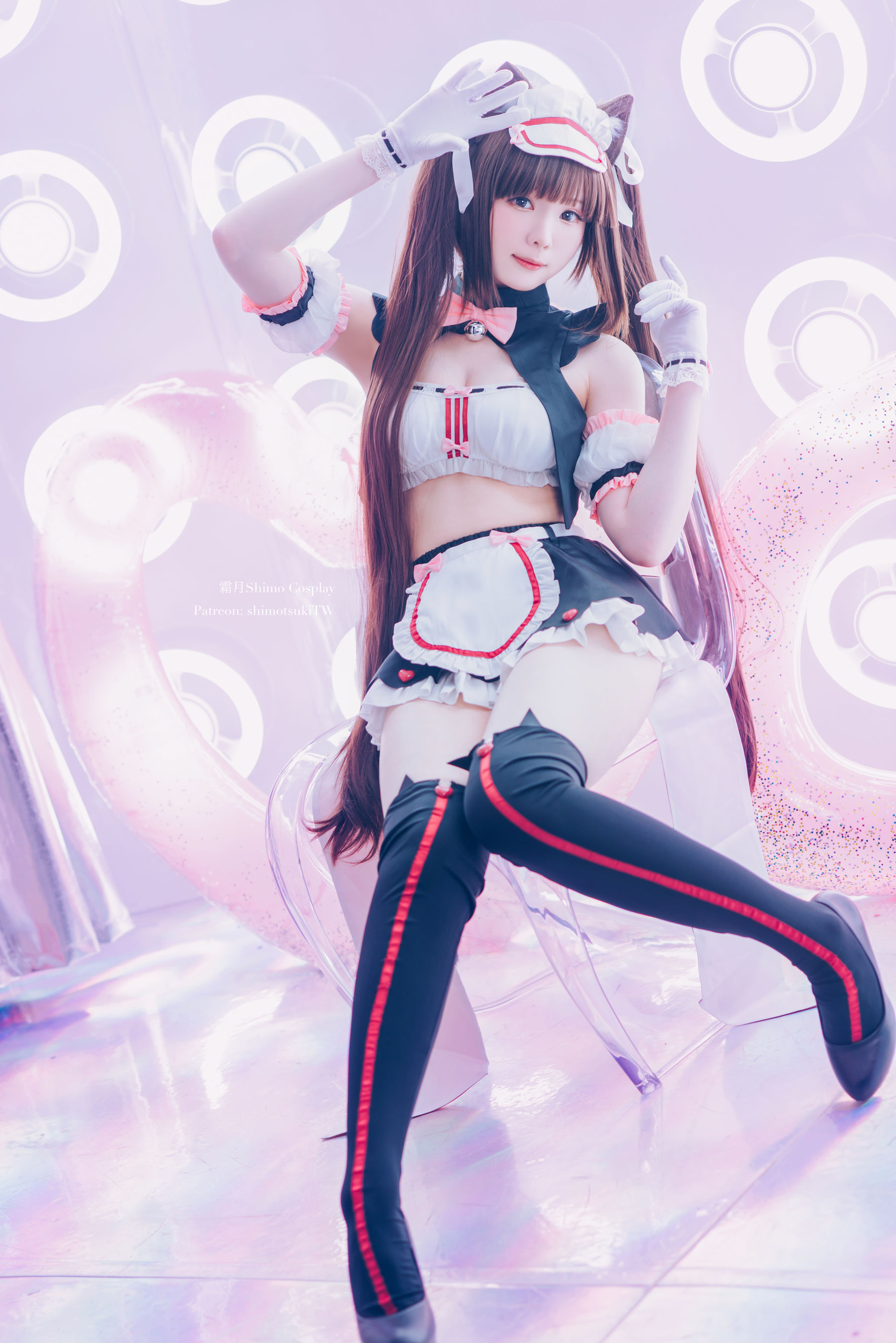 [福利COS] 微博妹纸霜月shimo - 巧克力赛车服
