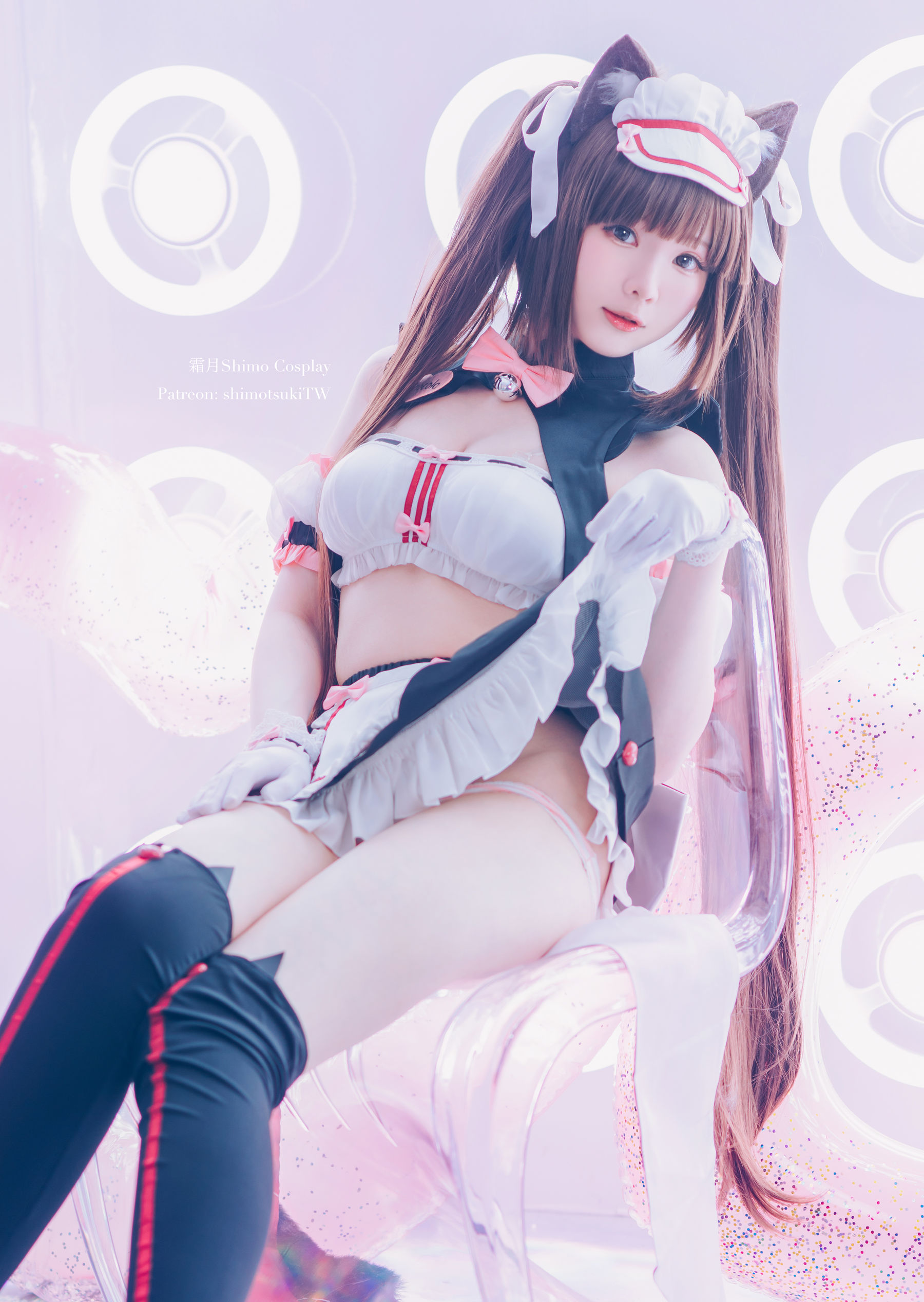 [福利COS] 微博妹纸霜月shimo - 巧克力赛车服