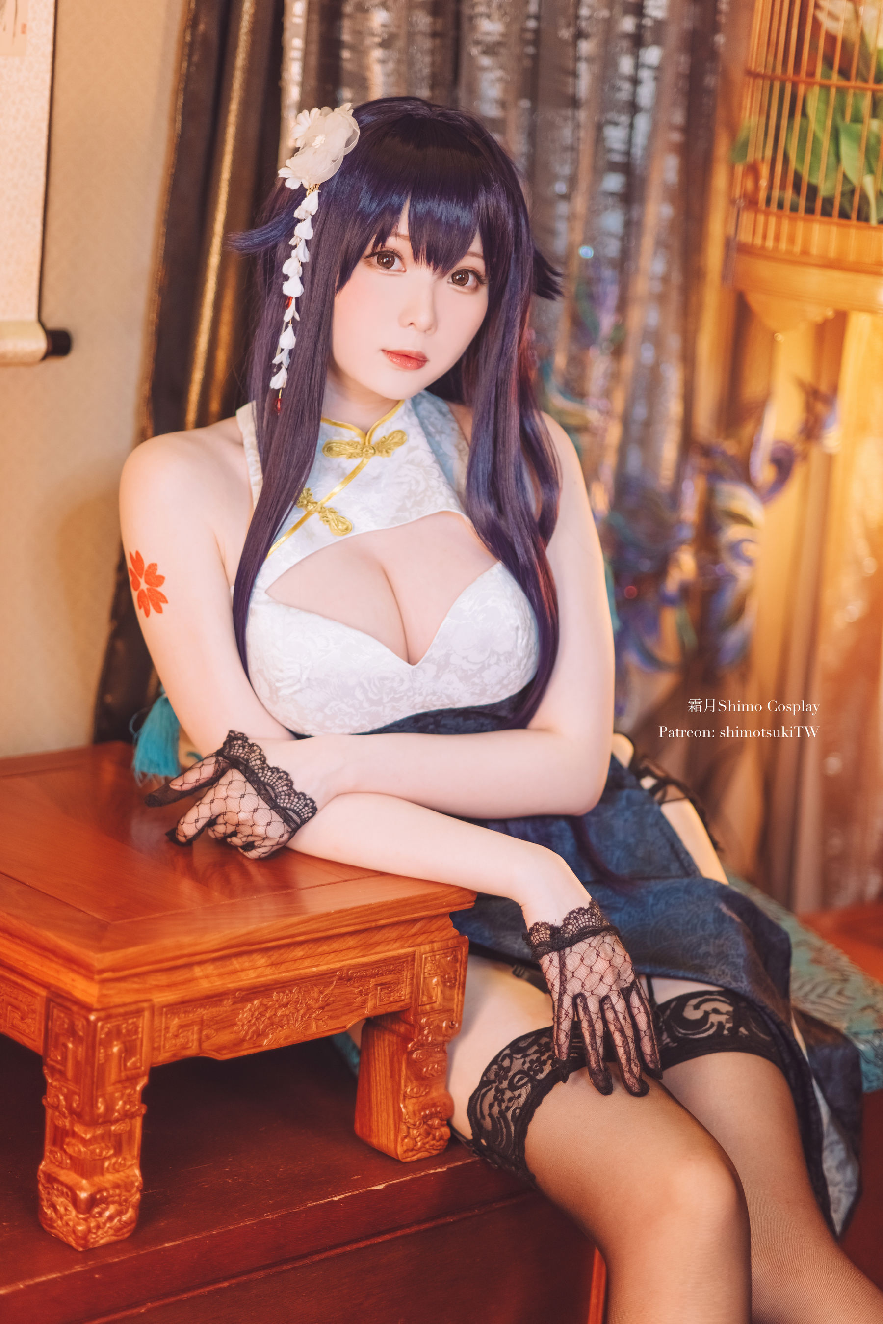 [福利COS] 微博妹纸霜月shimo - 碧蓝航线 吾妻旗袍