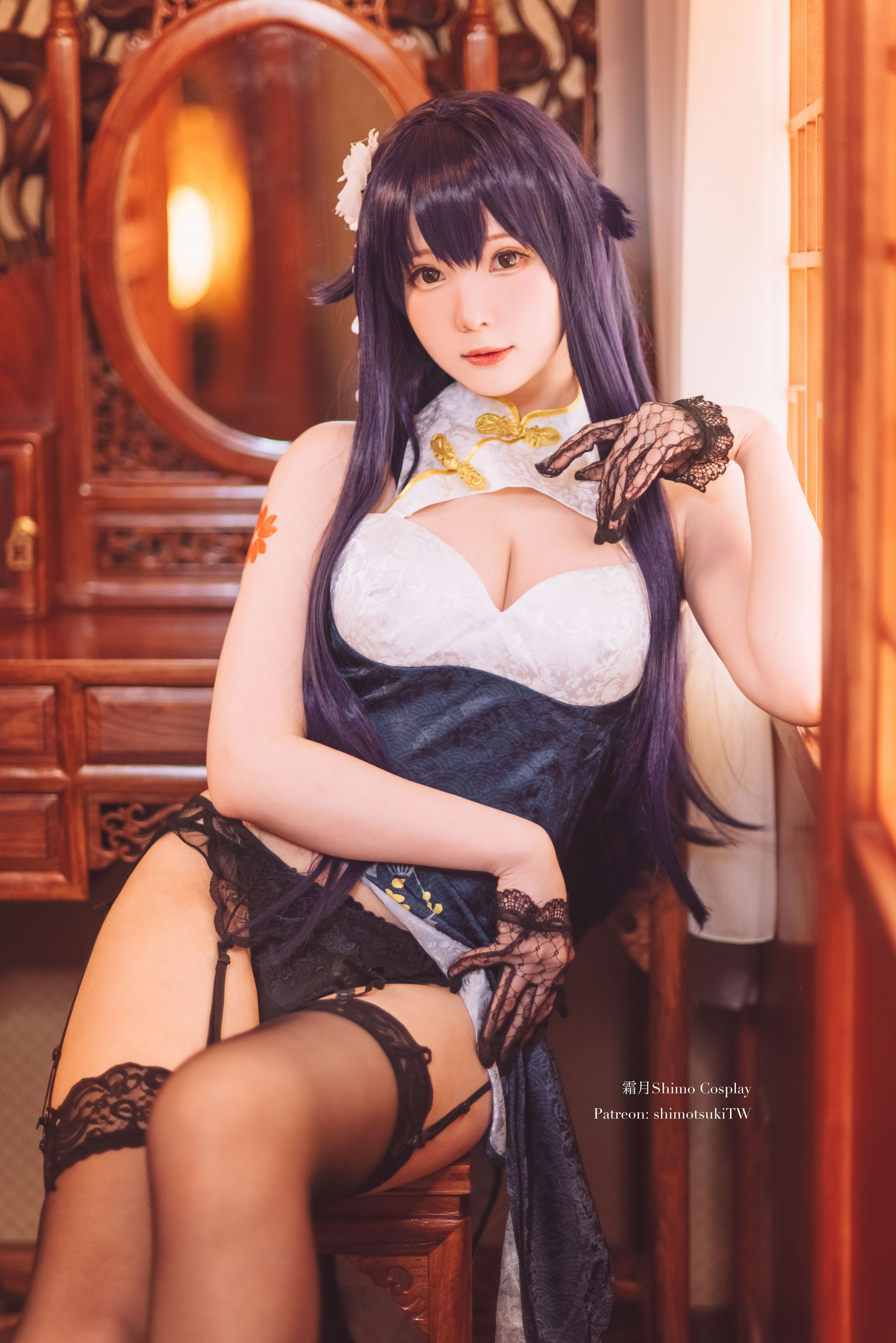 [福利COS] 微博妹纸霜月shimo - 碧蓝航线 吾妻旗袍