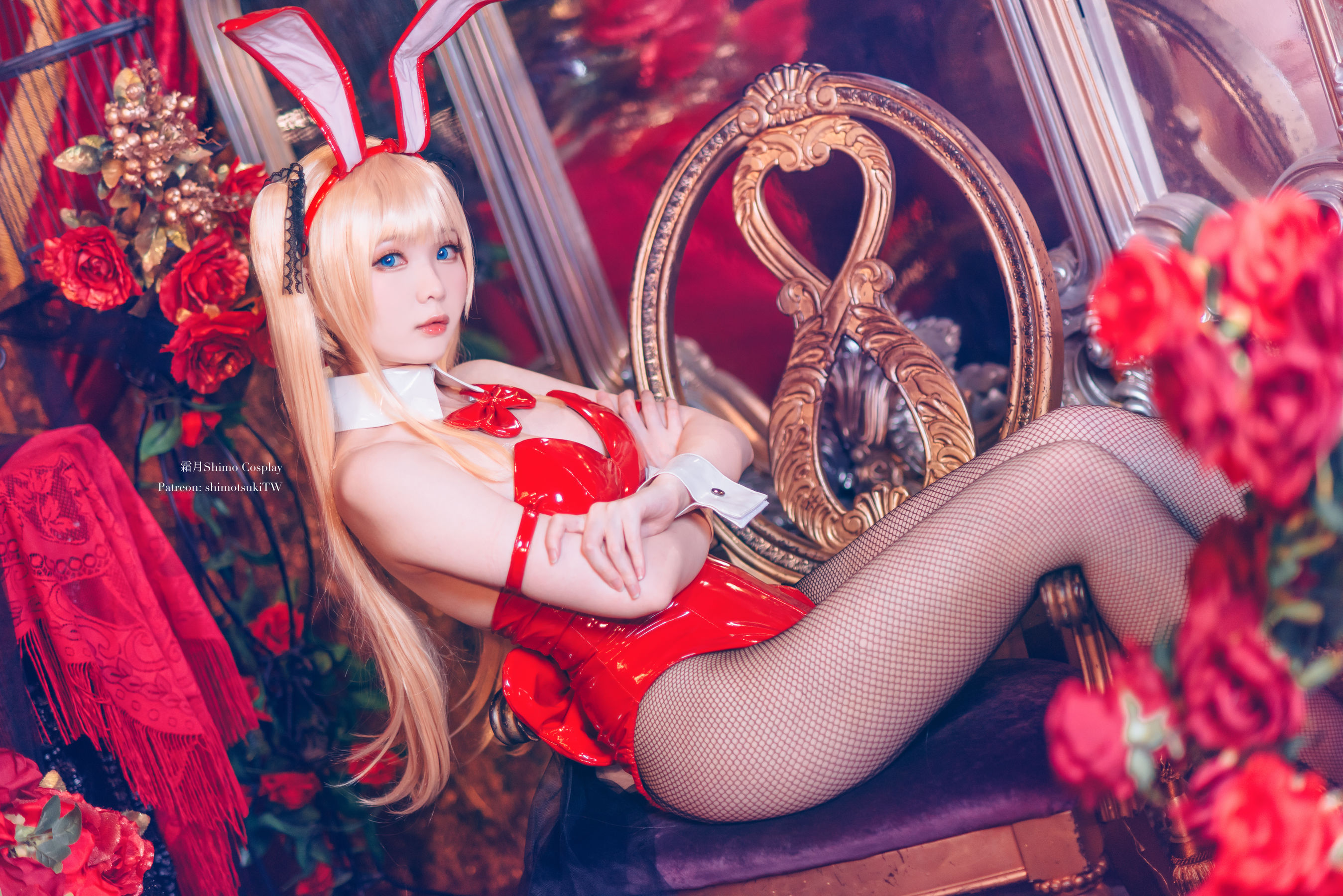 [福利COS] 微博妹纸霜月shimo - 英梨梨 兔女郎