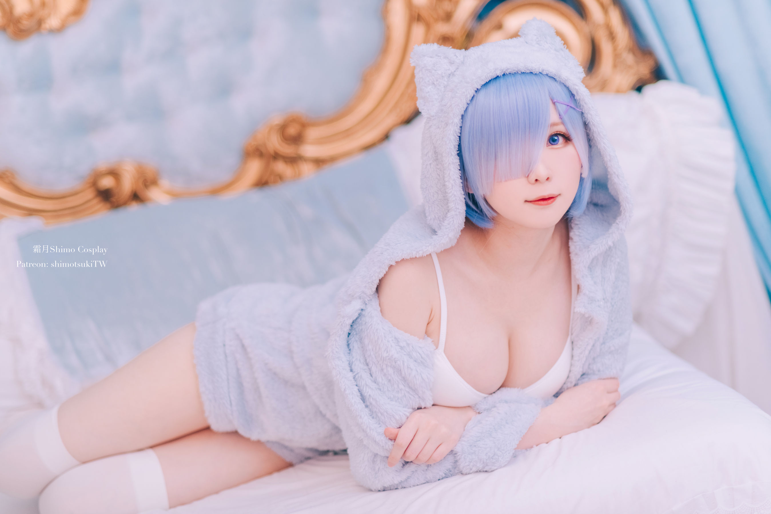 [福利COS] 微博妹纸霜月shimo - 雷姆猫咪装