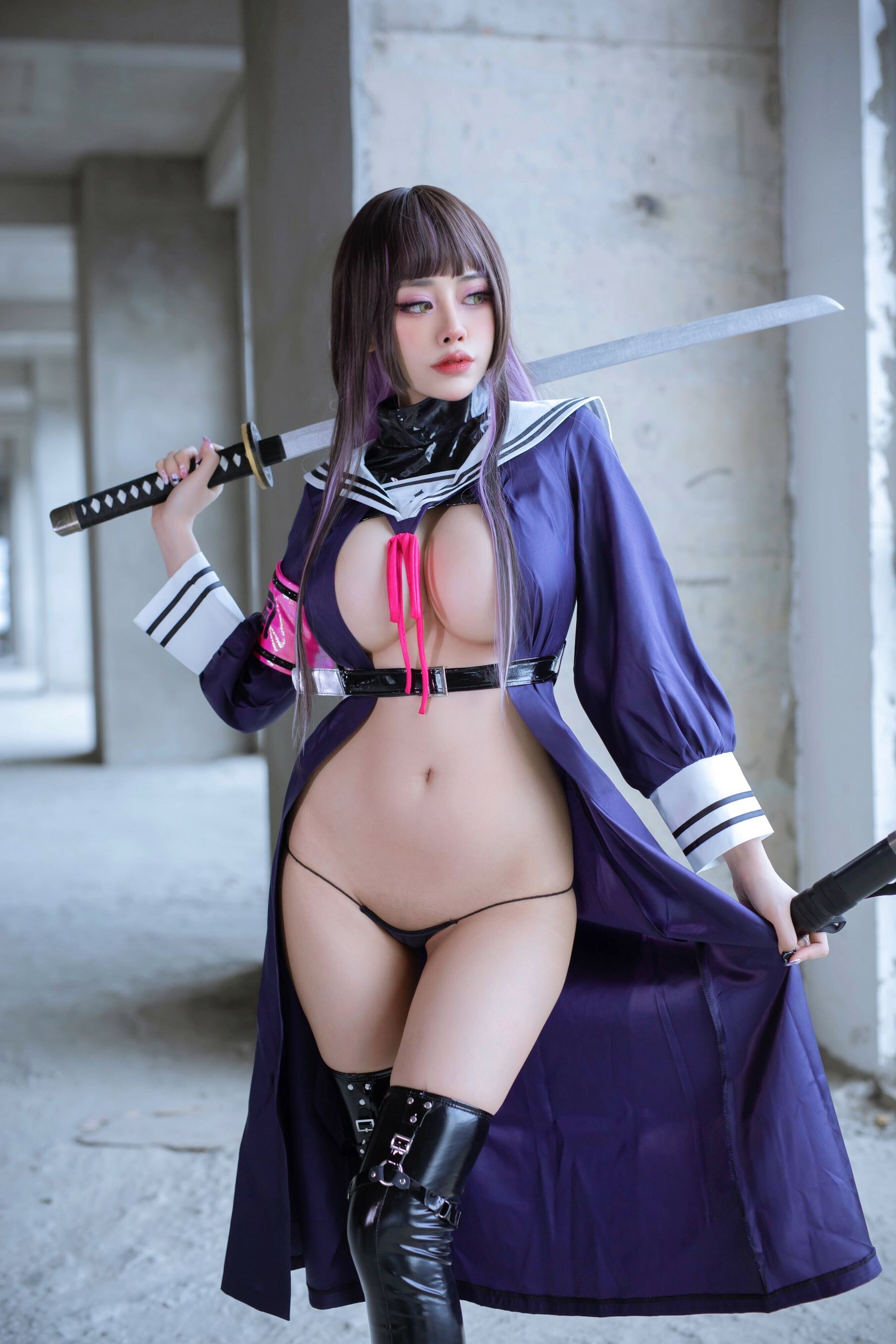 [福利COS] 日本性感萝莉Byoru - Discipline Committee chan 2