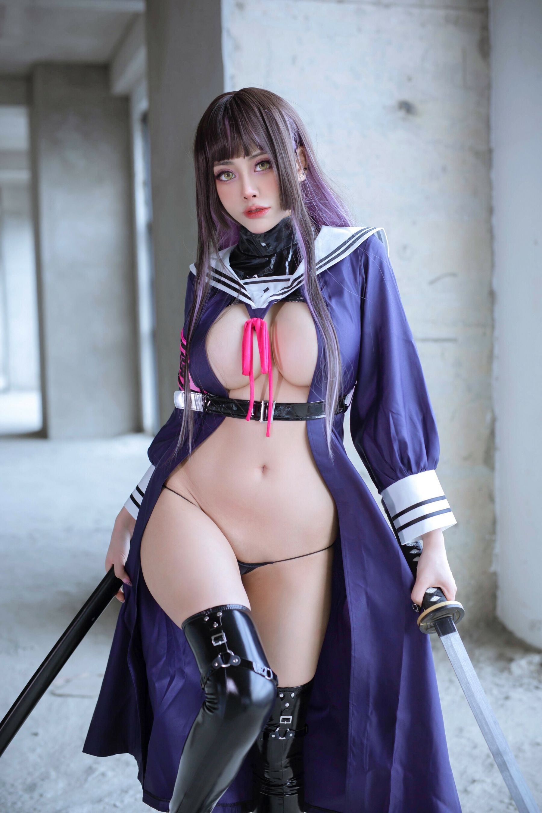 [福利COS] 日本性感萝莉Byoru - Discipline Committee chan 2