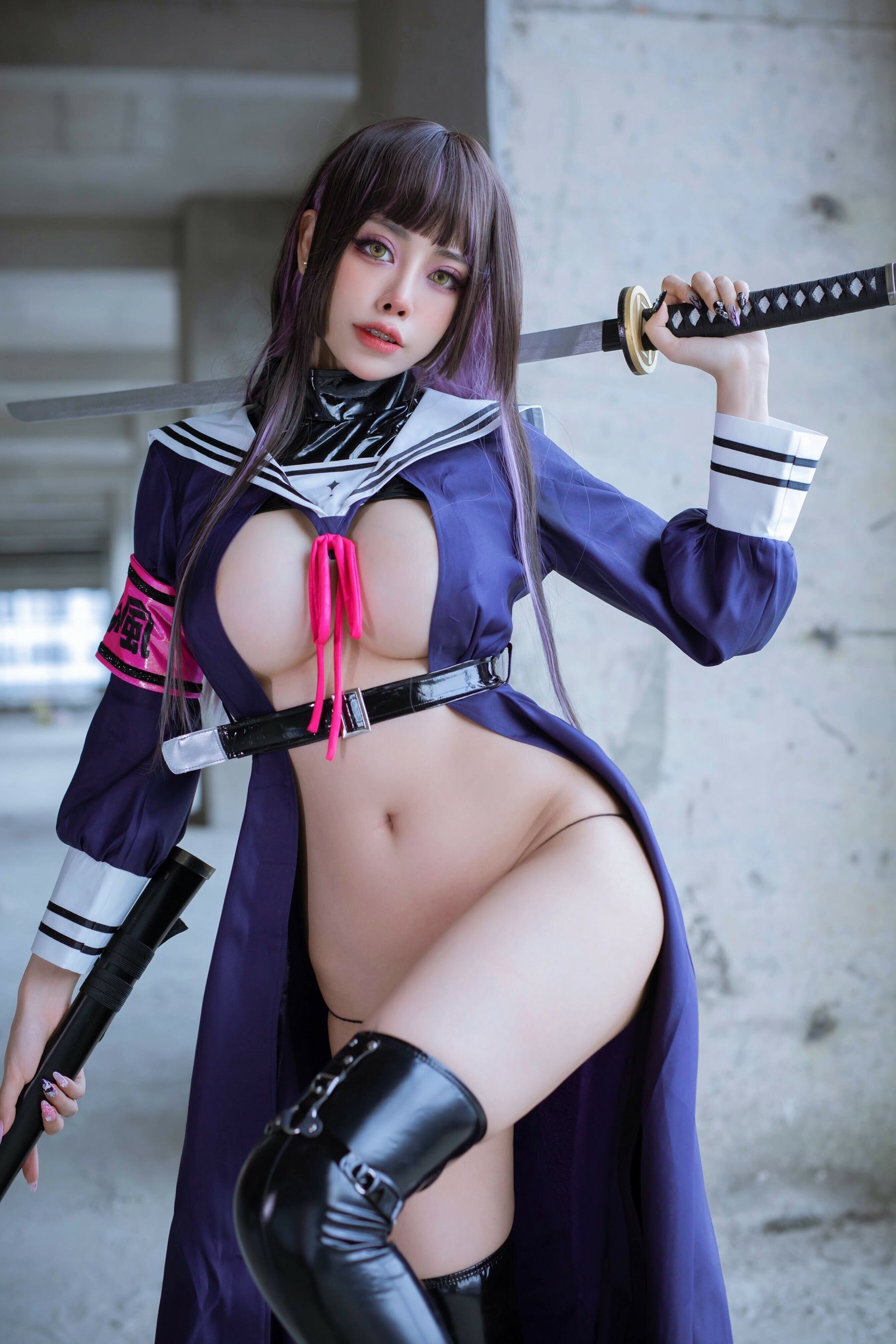 [福利COS] 日本性感萝莉Byoru - Discipline Committee chan 2
