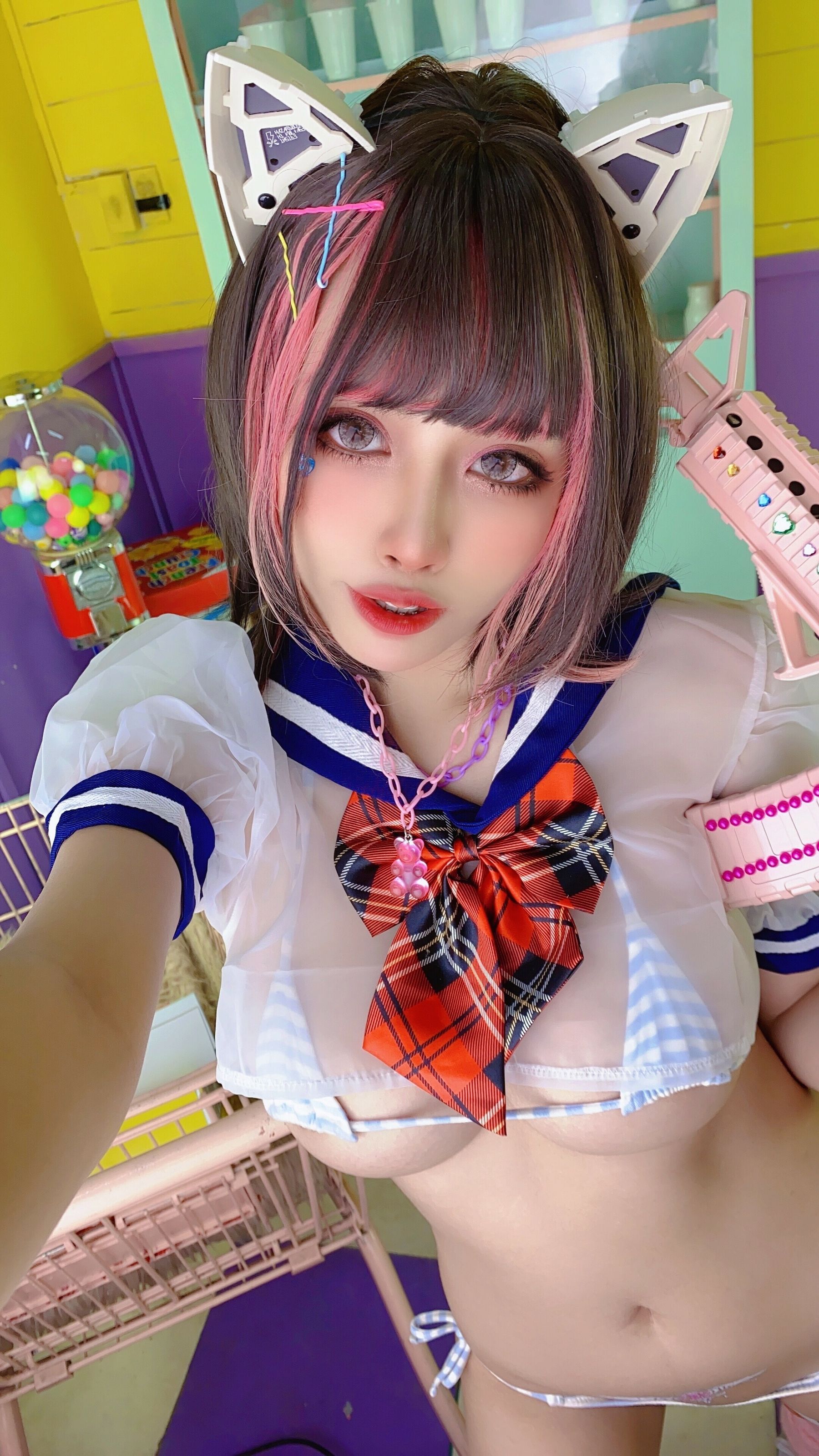 [福利COS] 日本性感萝莉Byoru - JK Neko