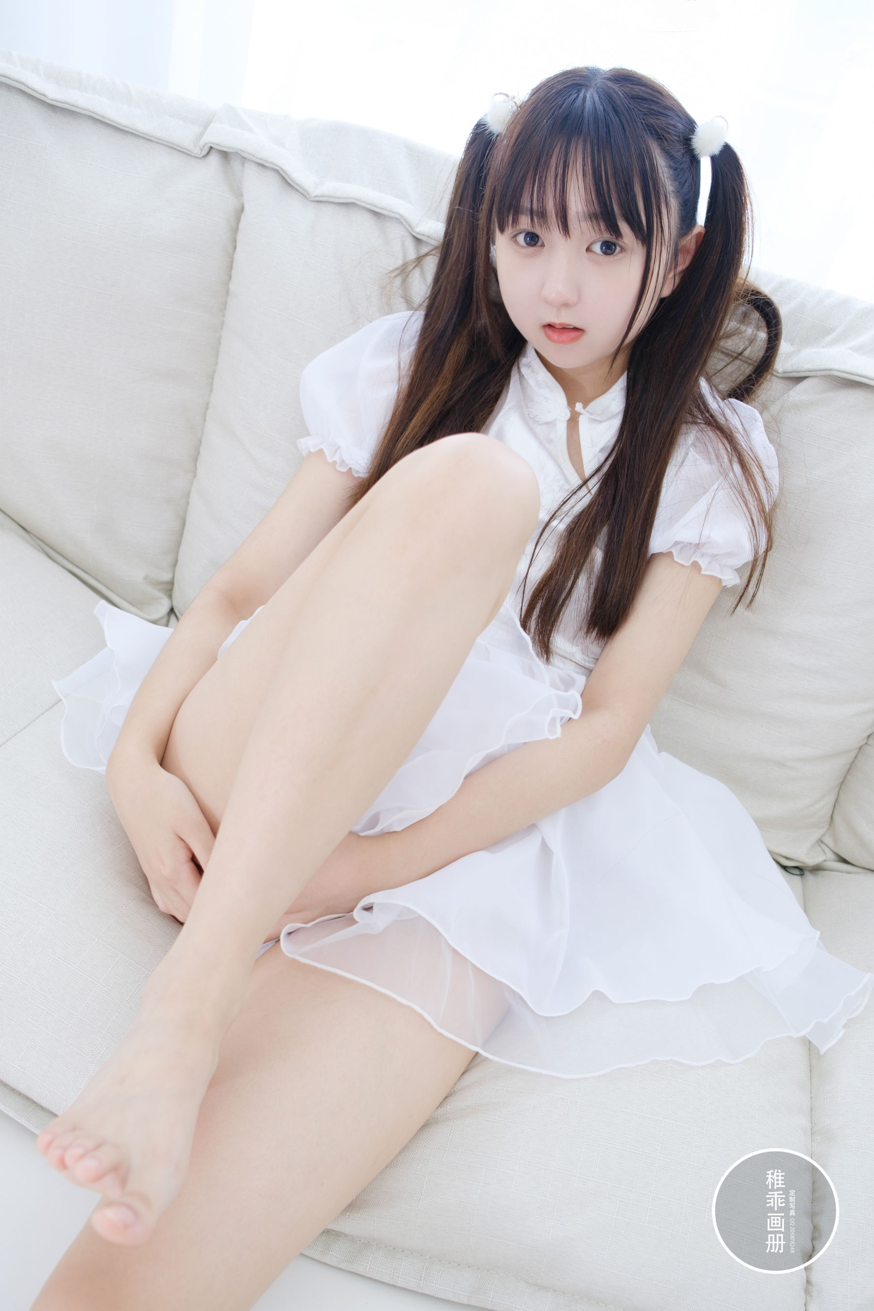[福利COS] 柴系小乖(稚乖画册) - 团子 18D白丝