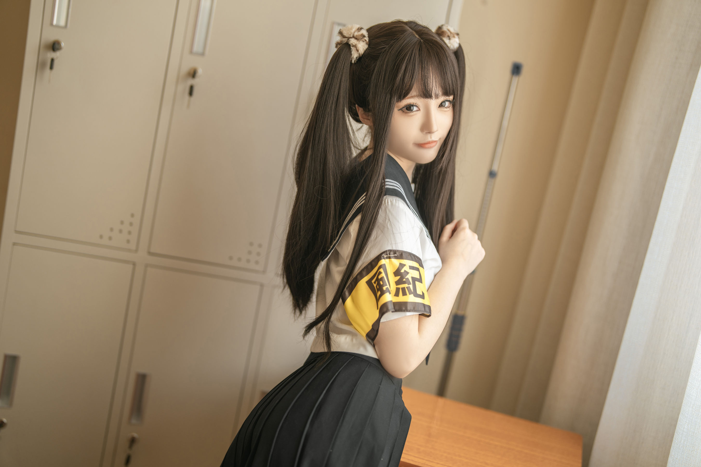 [福利COS] 桃良阿宅 - 教室jk