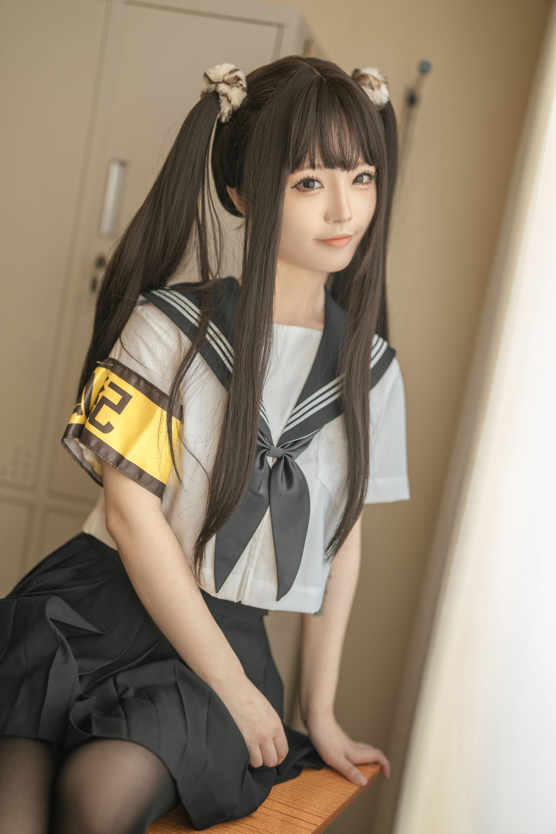 [福利COS] 桃良阿宅 - 教室jk
