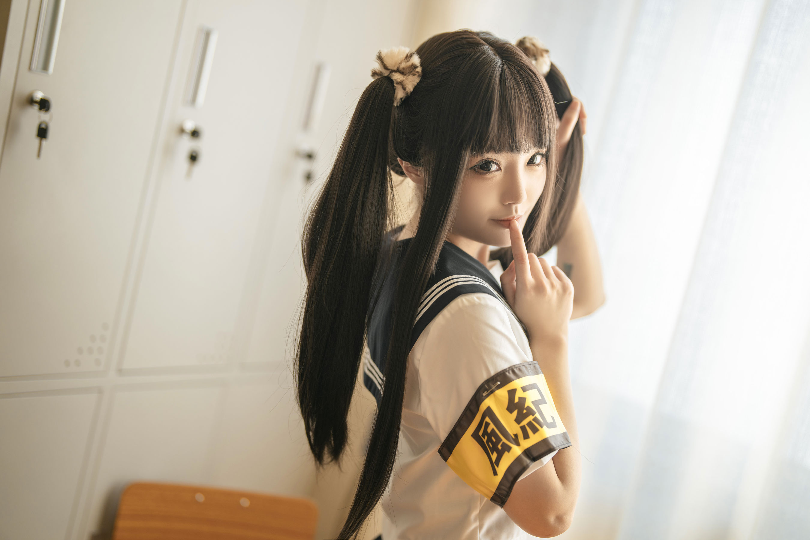 [福利COS] 桃良阿宅 - 教室jk