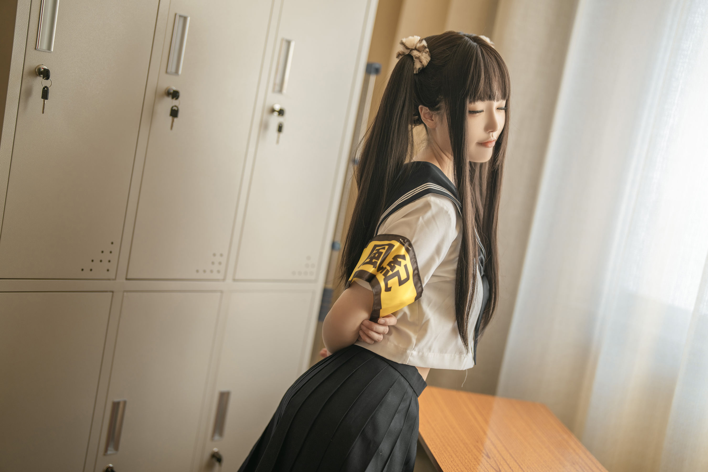 [福利COS] 桃良阿宅 - 教室jk