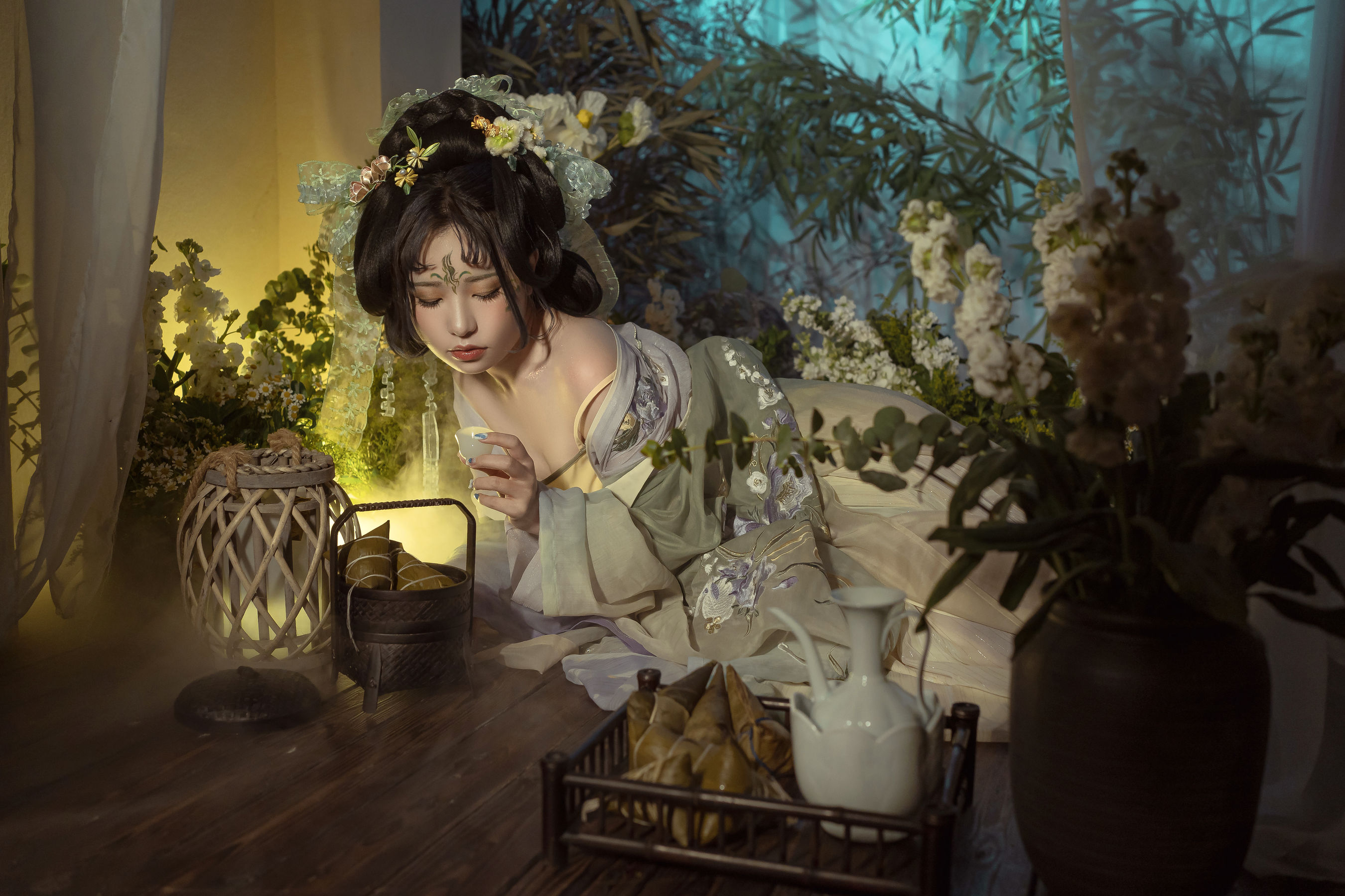 [福利COS] 爆机少女喵小吉 - 浣溪沙.端午