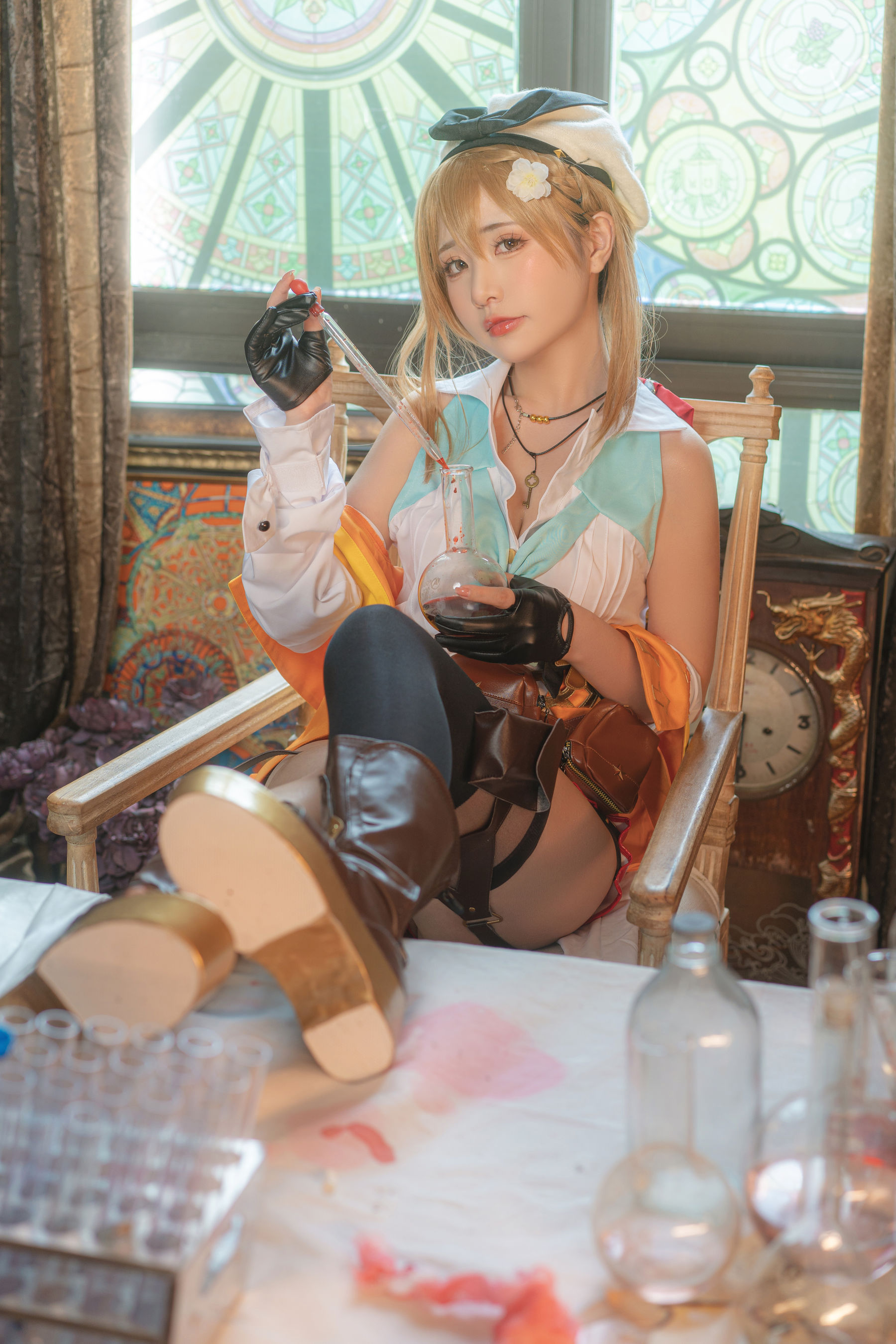 [福利COS] 爆机少女喵小吉 - 莱莎的炼金工房2