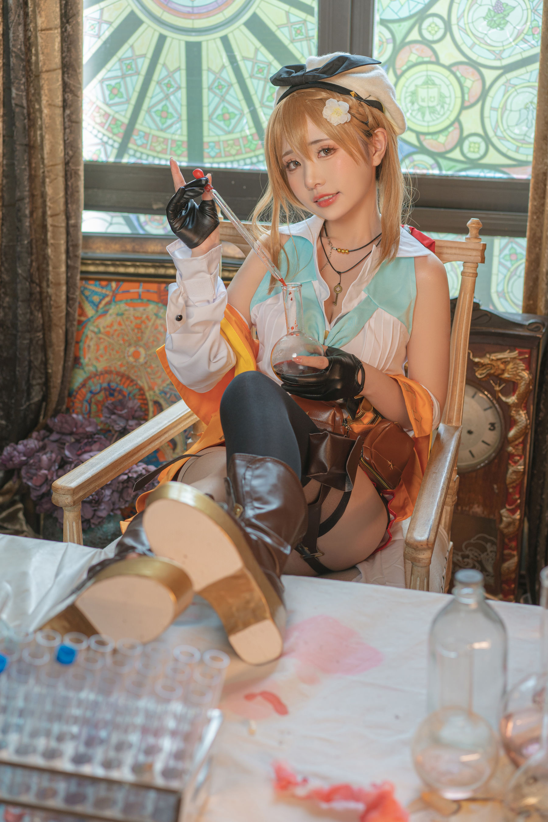 [福利COS] 爆机少女喵小吉 - 莱莎的炼金工房2