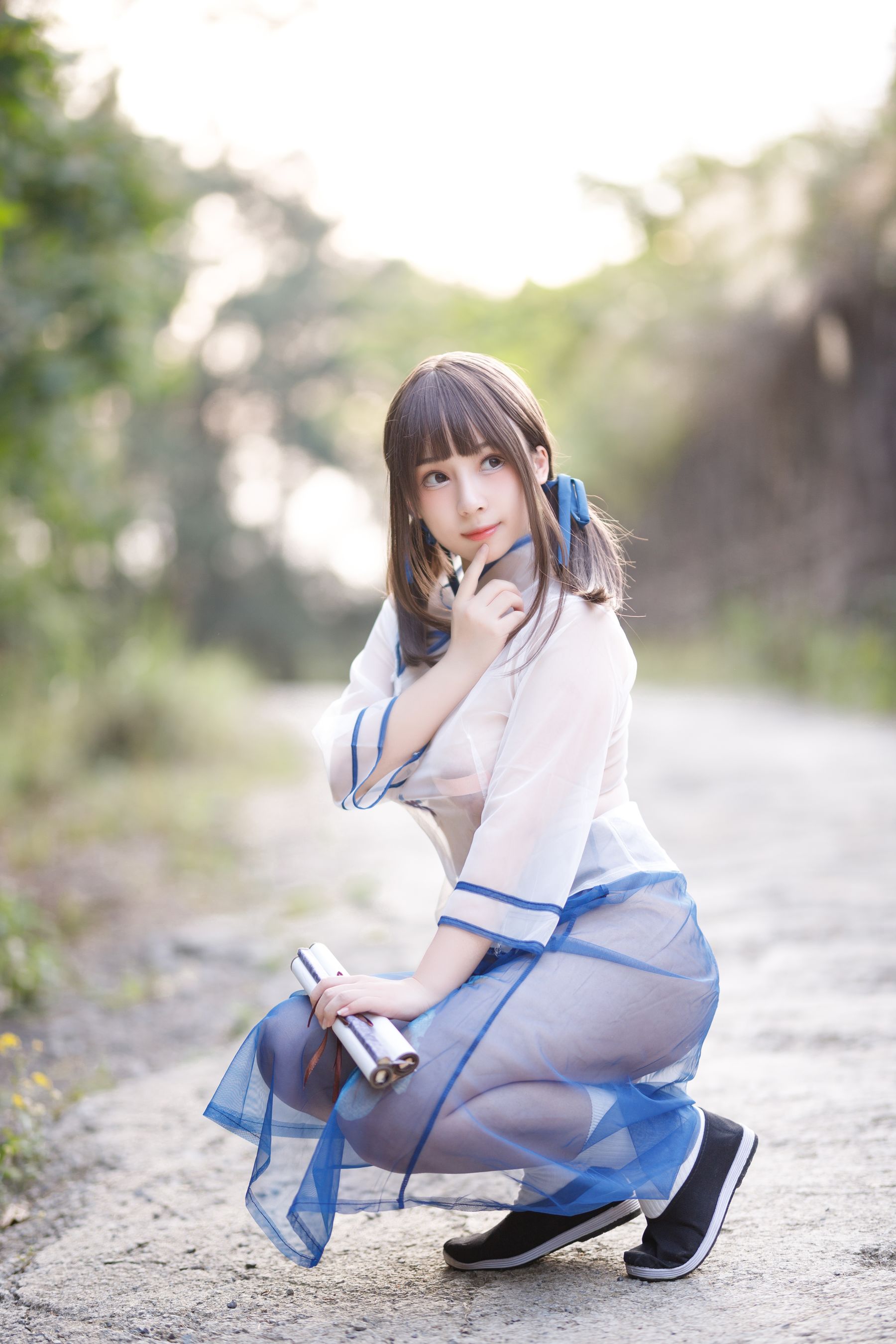 [福利COS] 胡桃猫Kurumineko - 乡野小娇妻