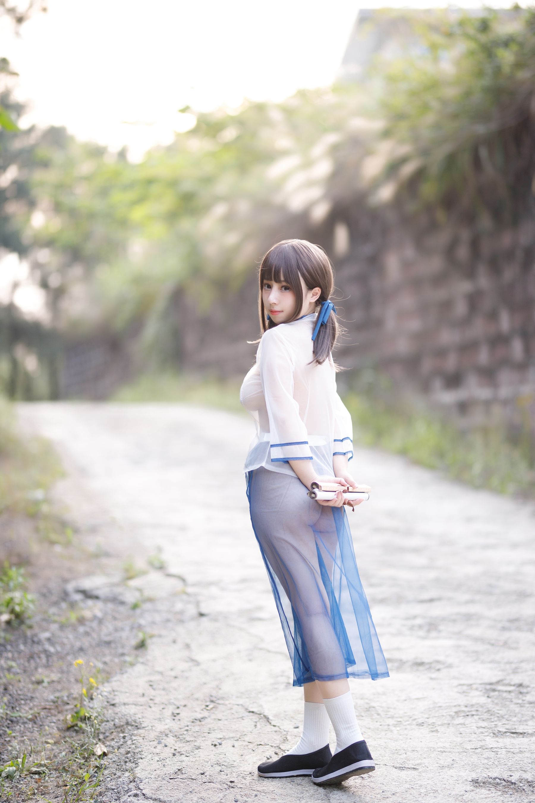 [福利COS] 胡桃猫Kurumineko - 乡野小娇妻