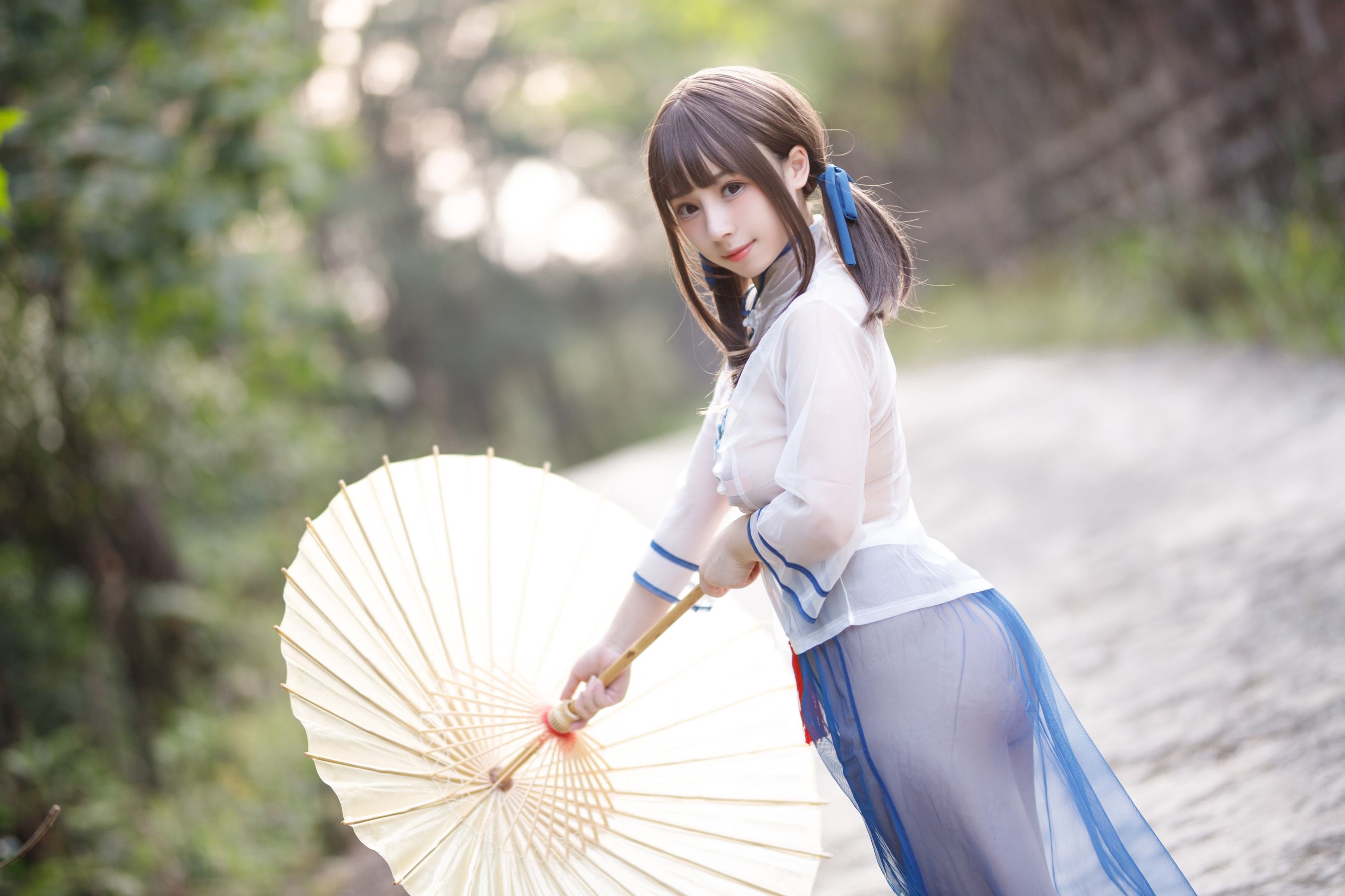[福利COS] 胡桃猫Kurumineko - 乡野小娇妻