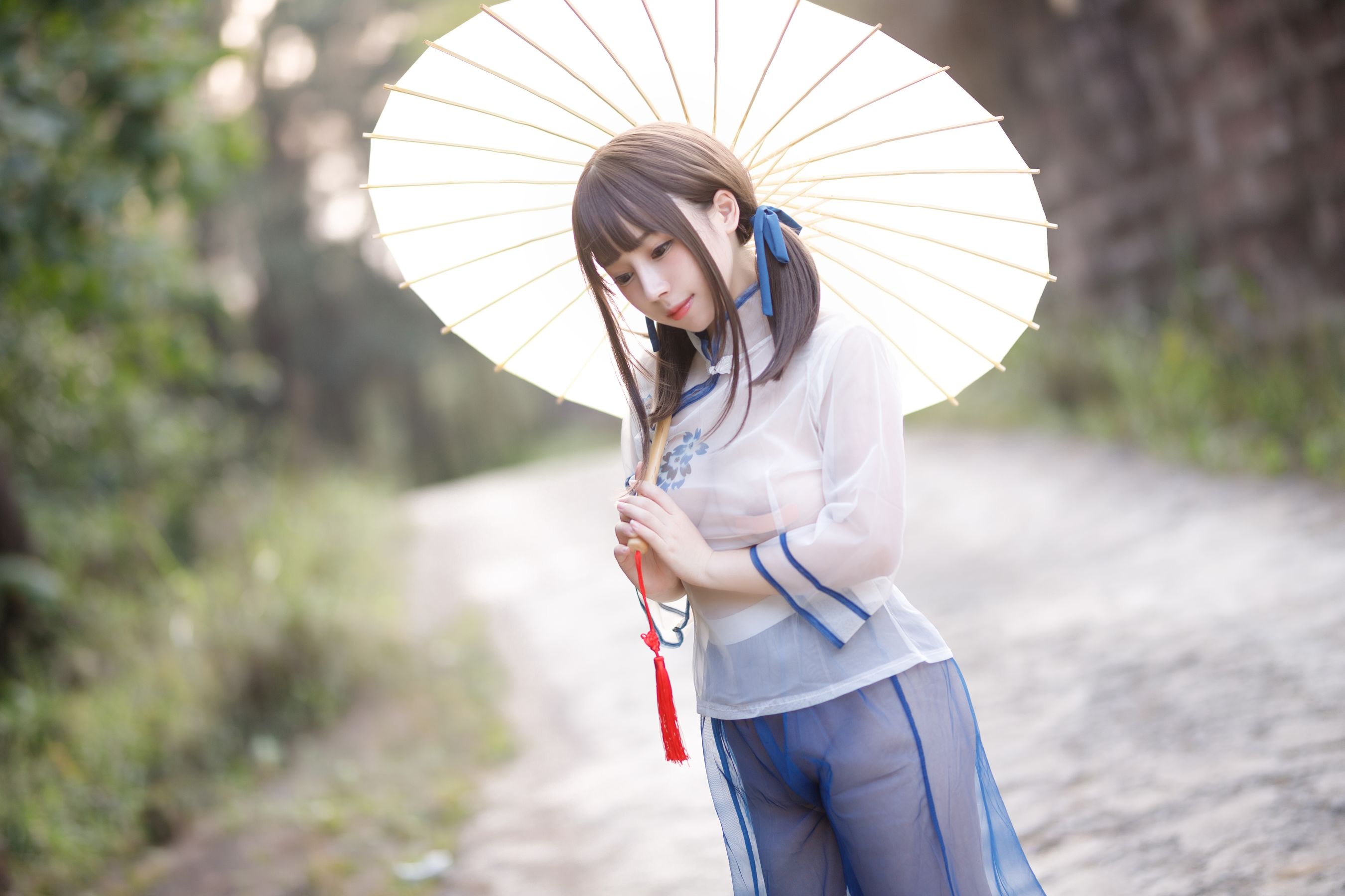 [福利COS] 胡桃猫Kurumineko - 乡野小娇妻
