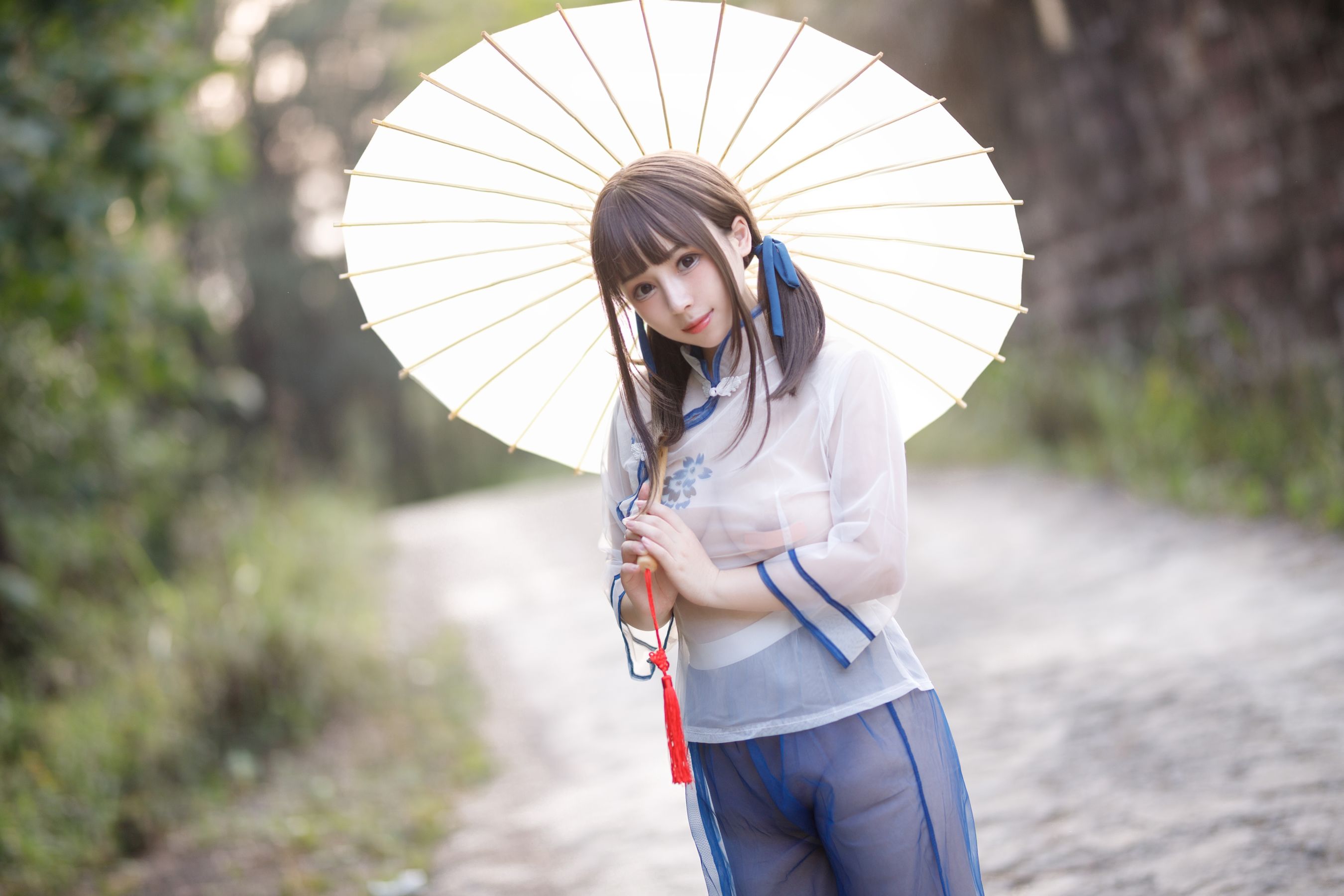 [福利COS] 胡桃猫Kurumineko - 乡野小娇妻